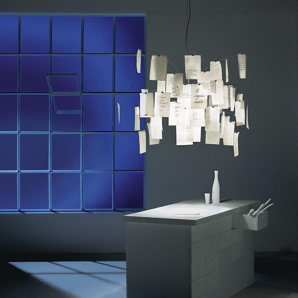 Ortheen Individual Creativity Paper Metal Chandelier - Lamp Copper