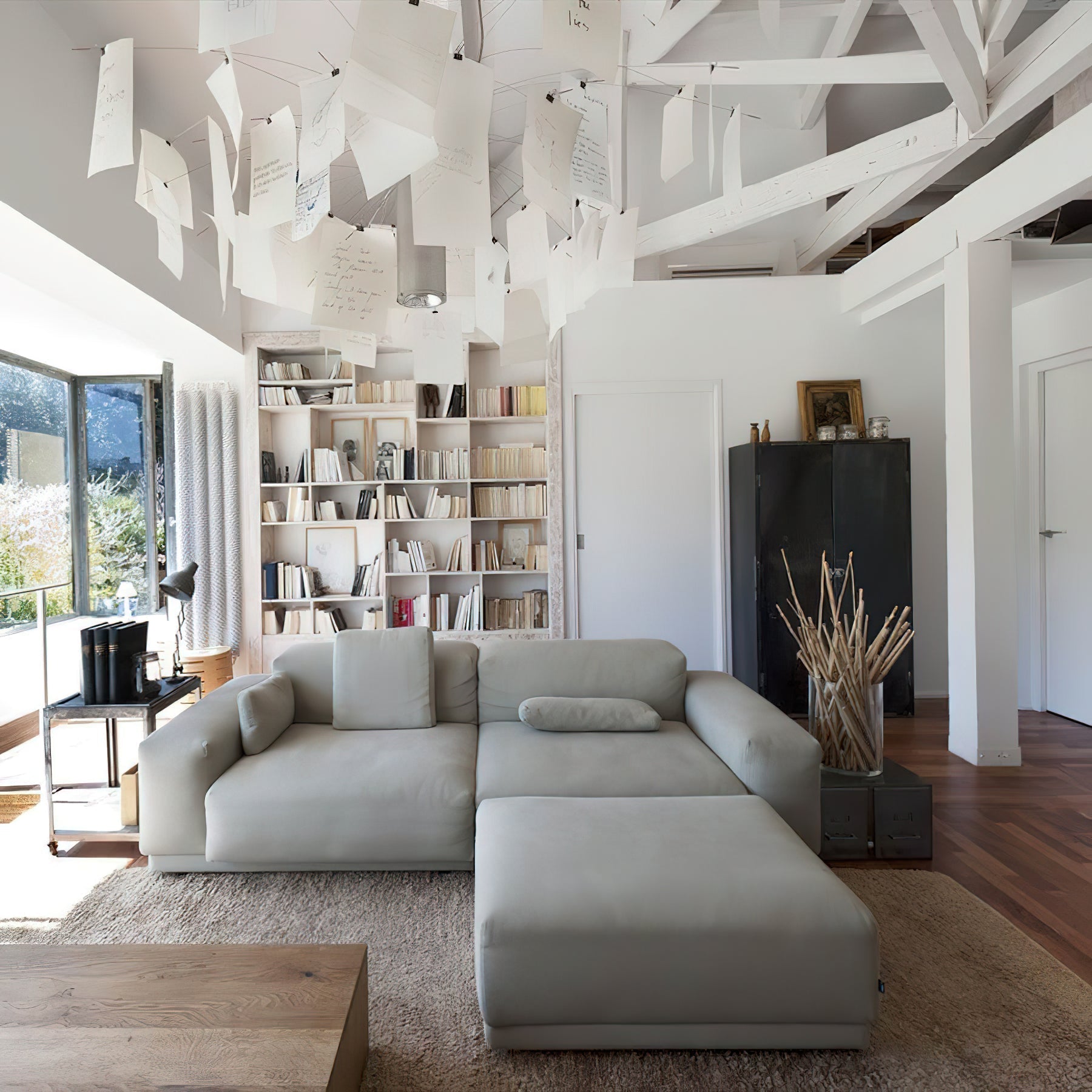 Ortheen Individual Creativity Paper Metal Chandelier - Lamp Copper