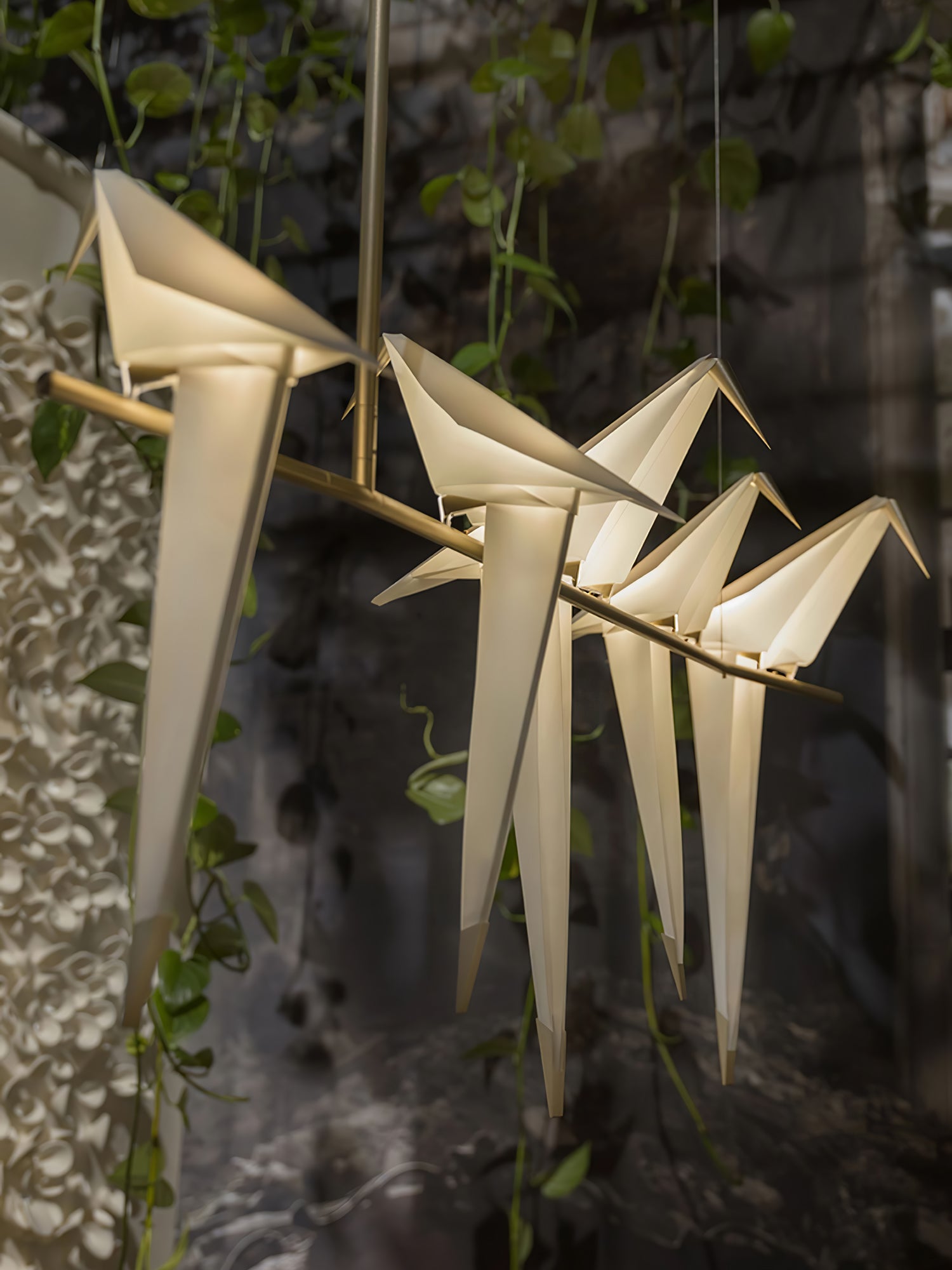 Paper Crane Bird LED Chandelier - Letslighting