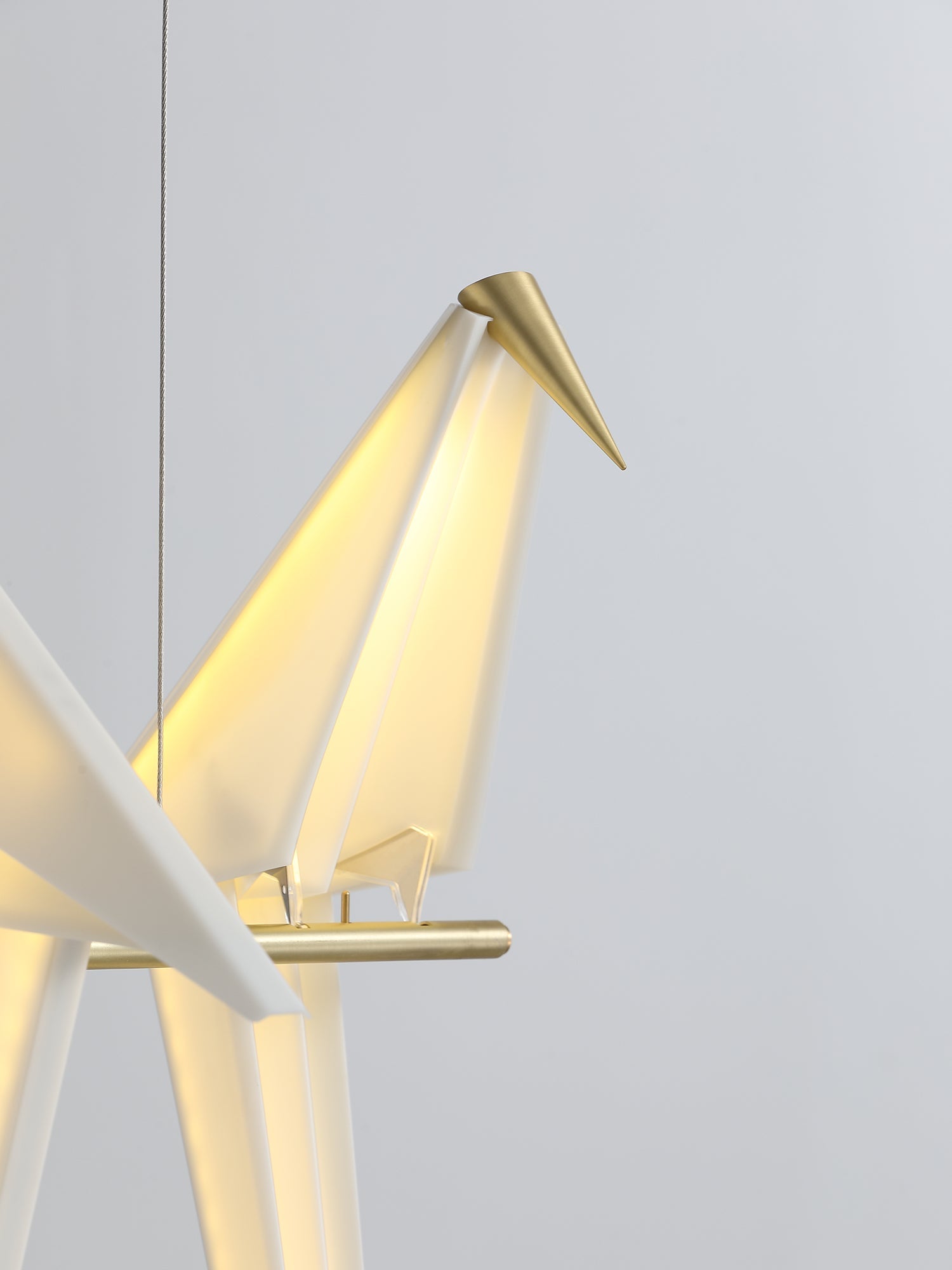 Paper Crane Bird LED Chandelier - Letslighting