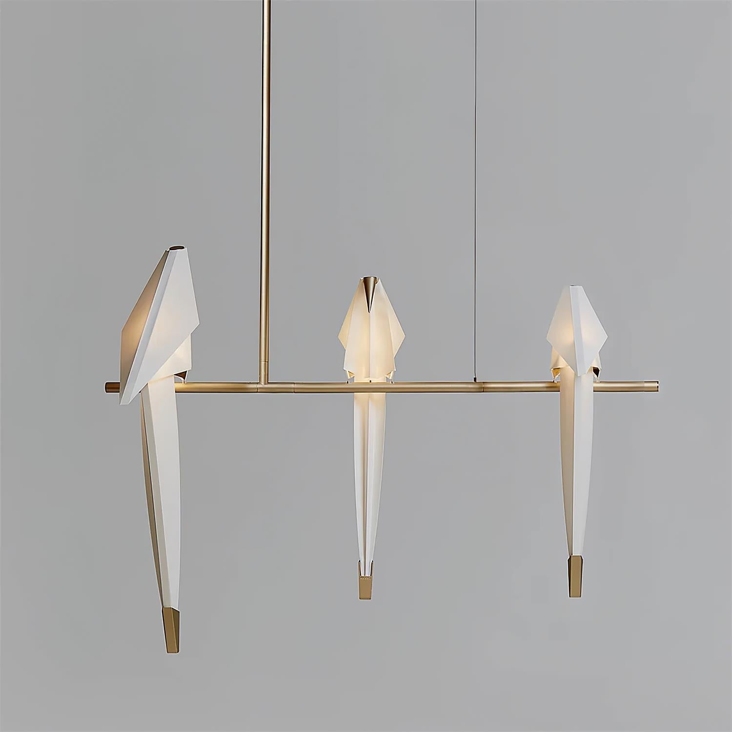 Paper Crane Bird LED Chandelier - Letslighting