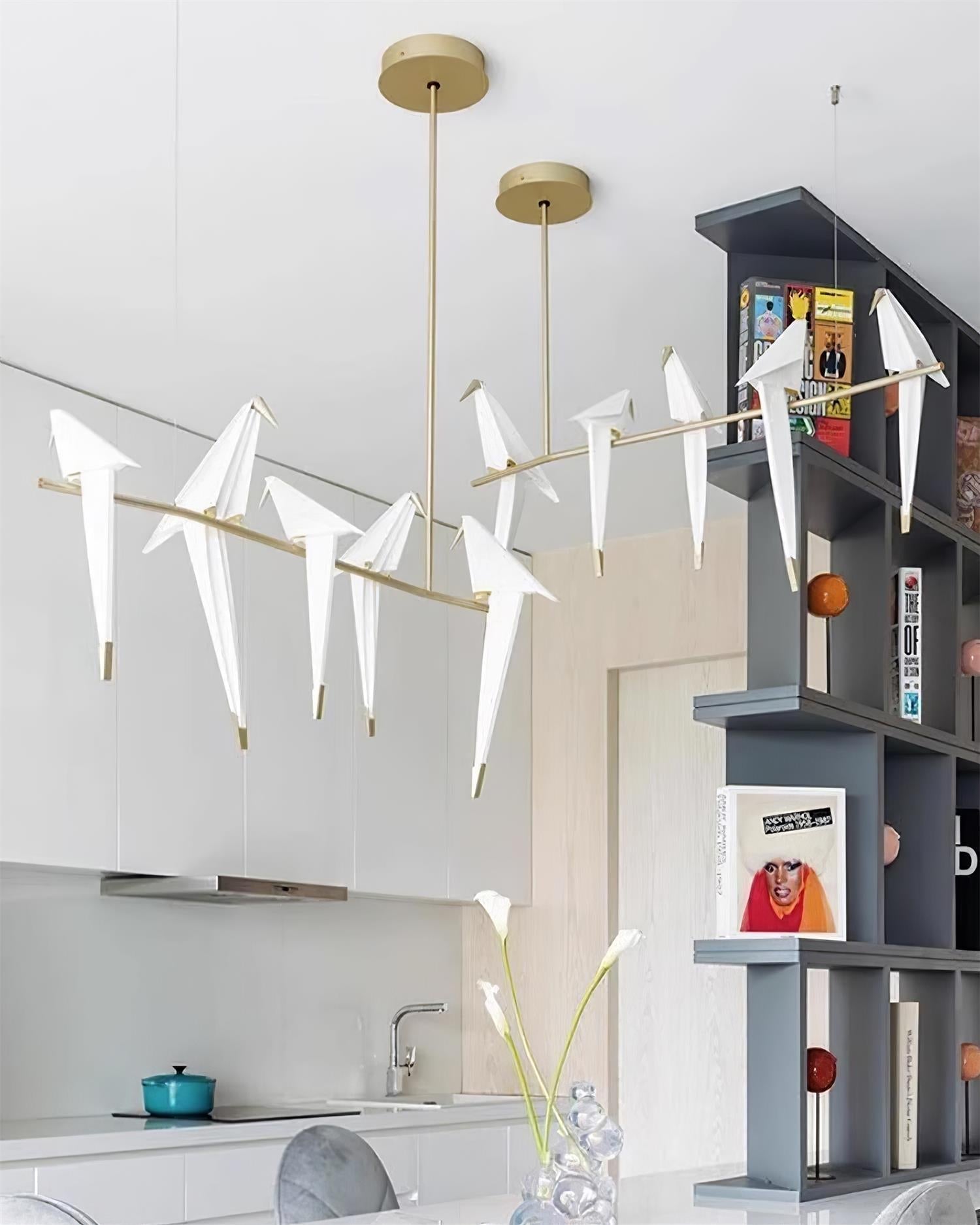Paper Crane Bird LED Chandelier - Letslighting