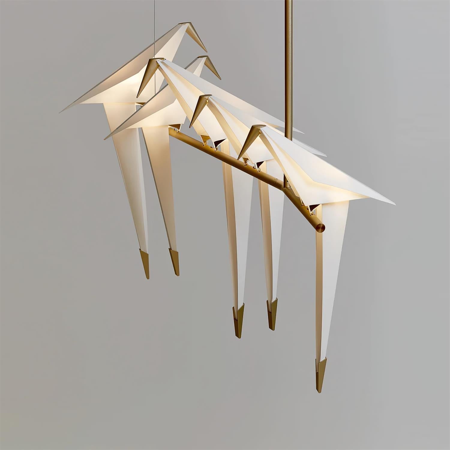 Paper Crane Bird LED Chandelier - Letslighting