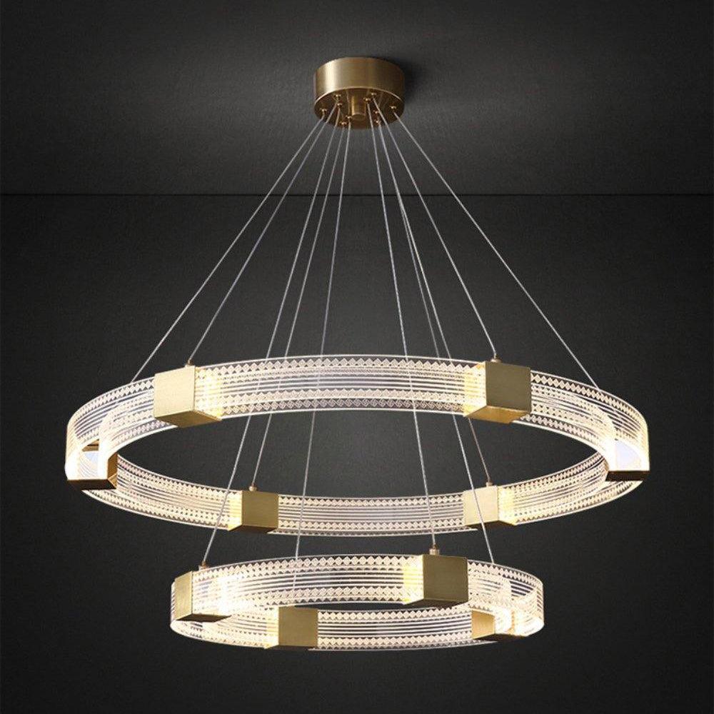 Parallel Ring LED Chandelier - Letslighting