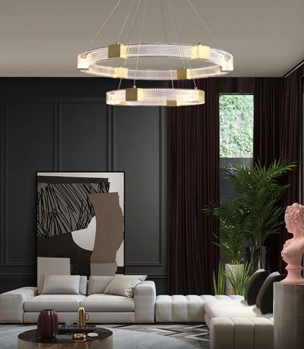 Parallel Ring LED Chandelier - Letslighting