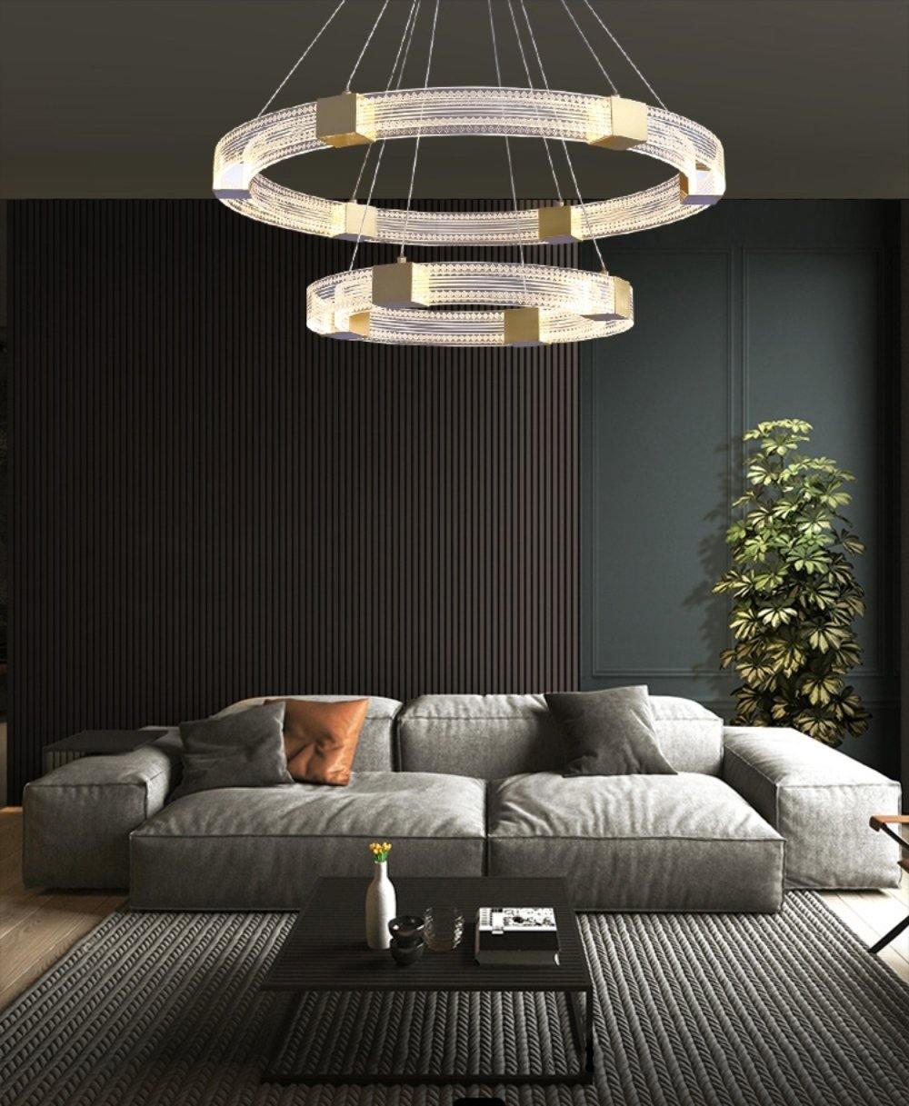 Parallel Ring LED Chandelier - Letslighting
