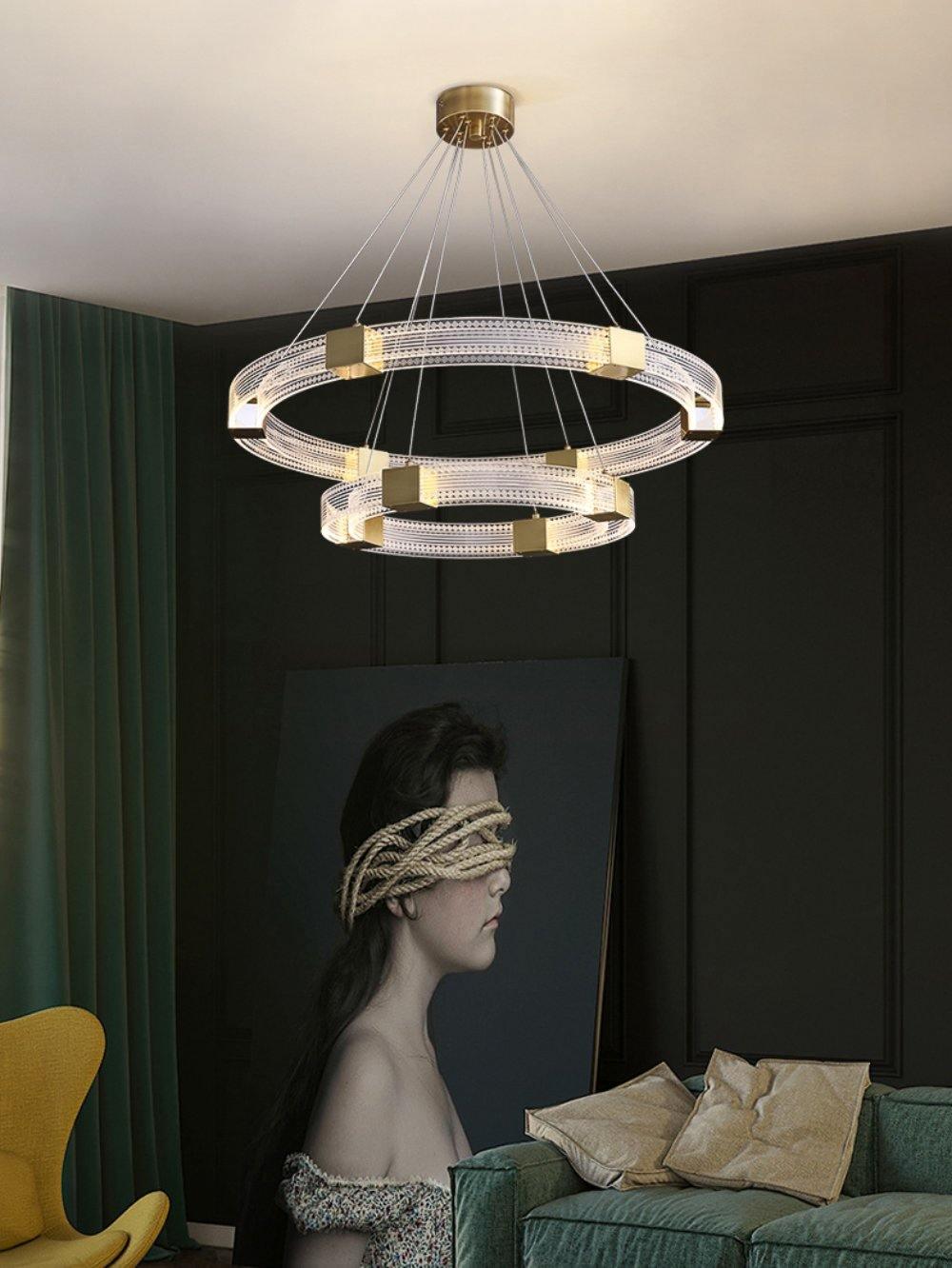Parallel Ring LED Chandelier - Letslighting