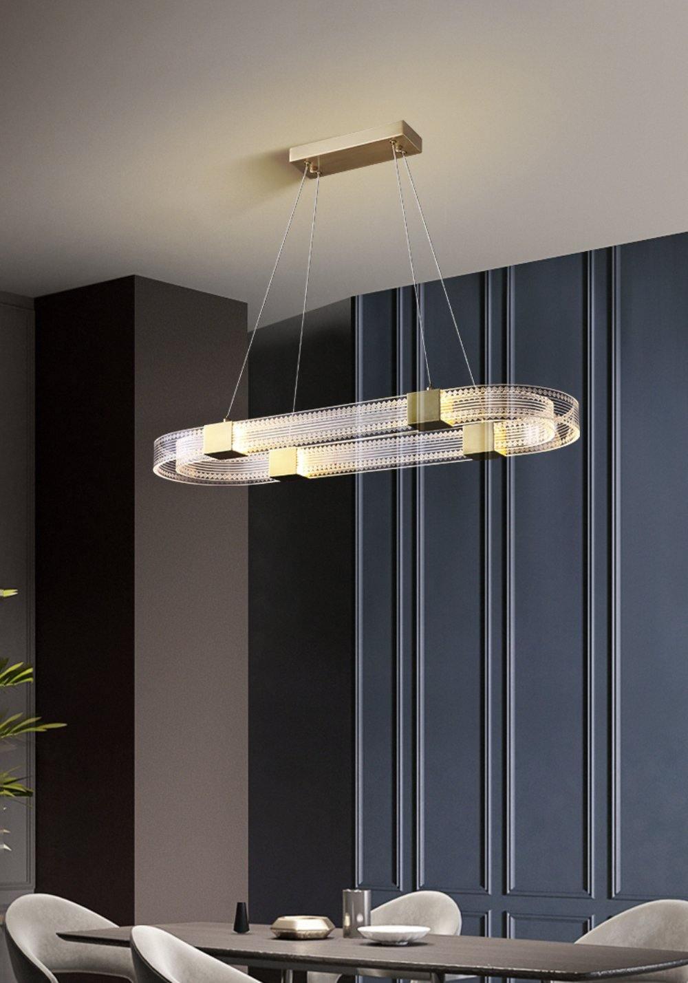 Parallel Ring LED Chandelier - Letslighting