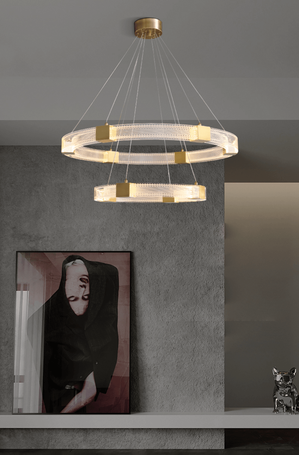 Parallel Ring LED Chandelier - Letslighting