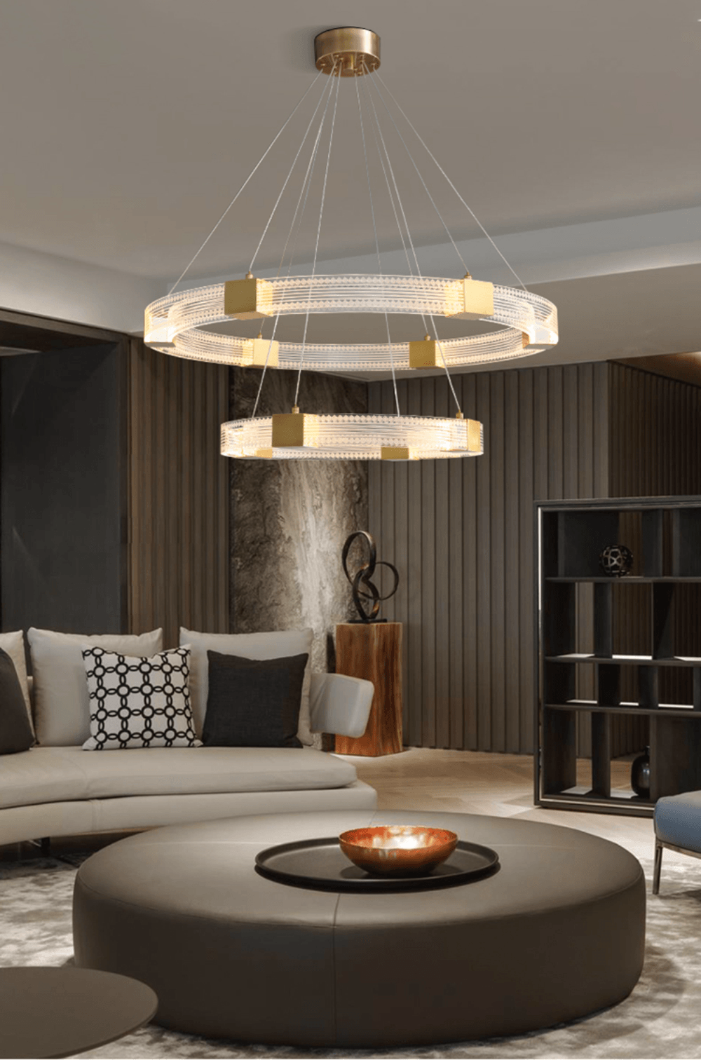 Parallel Ring LED Chandelier - Letslighting
