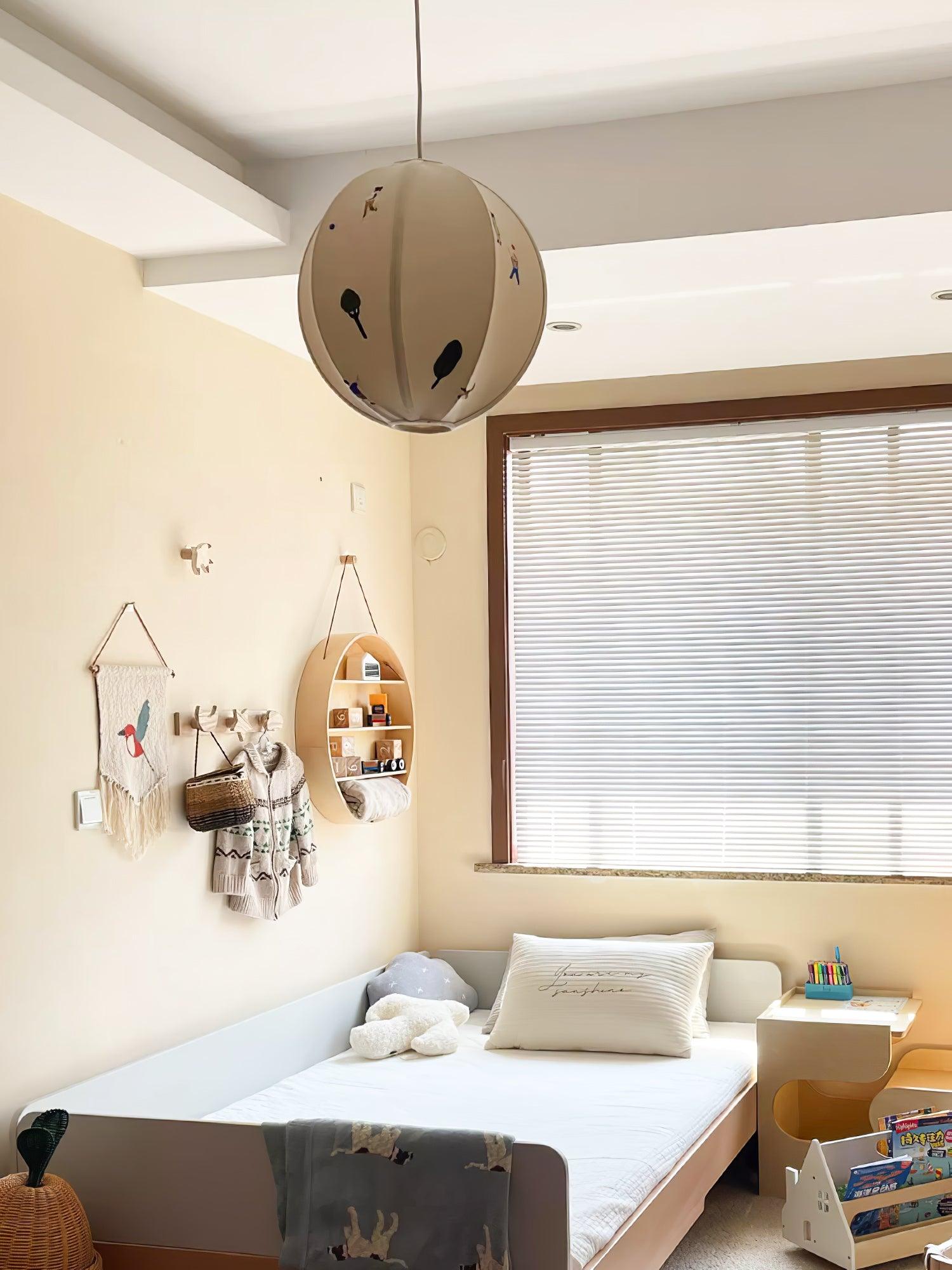 Park Embroidered Textile Pendant Lamp - Letslighting