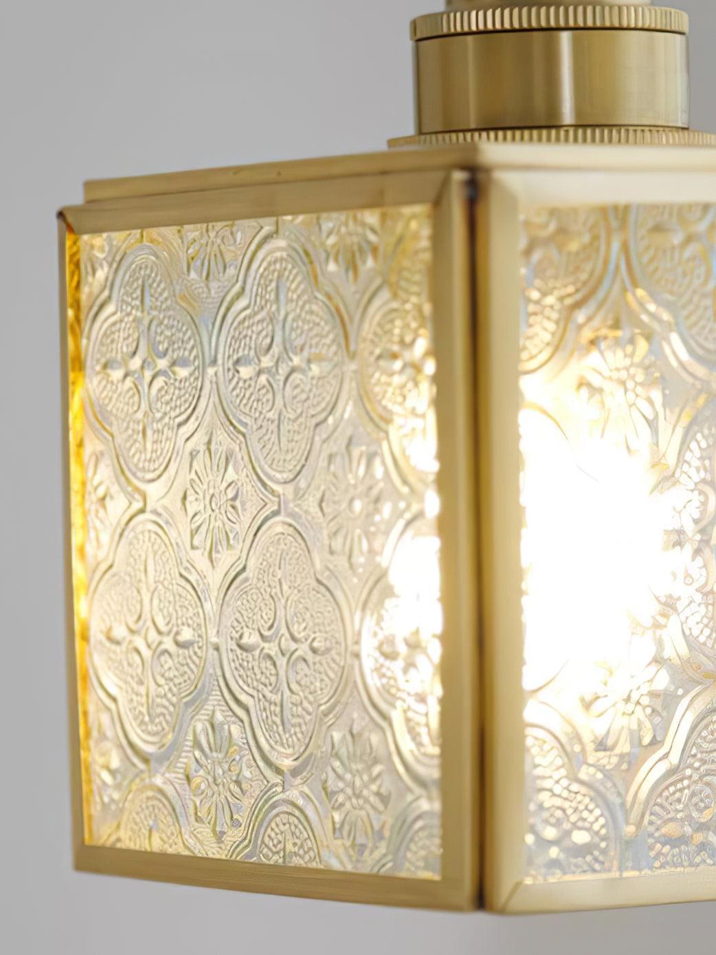 Patterned Glass Pendant Lamp - Letslighting