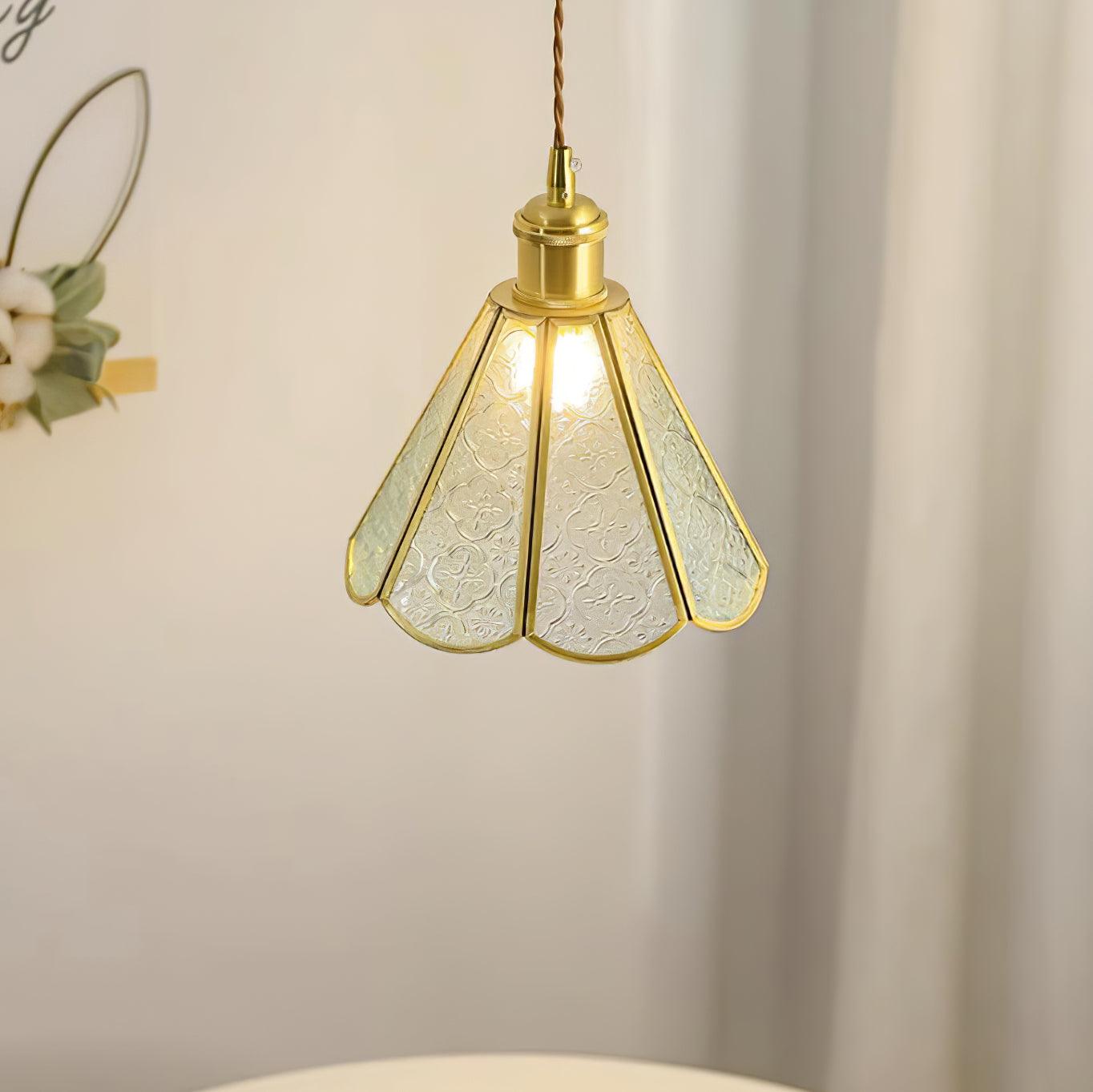 Patterned Glass Pendant Lamp - Letslighting