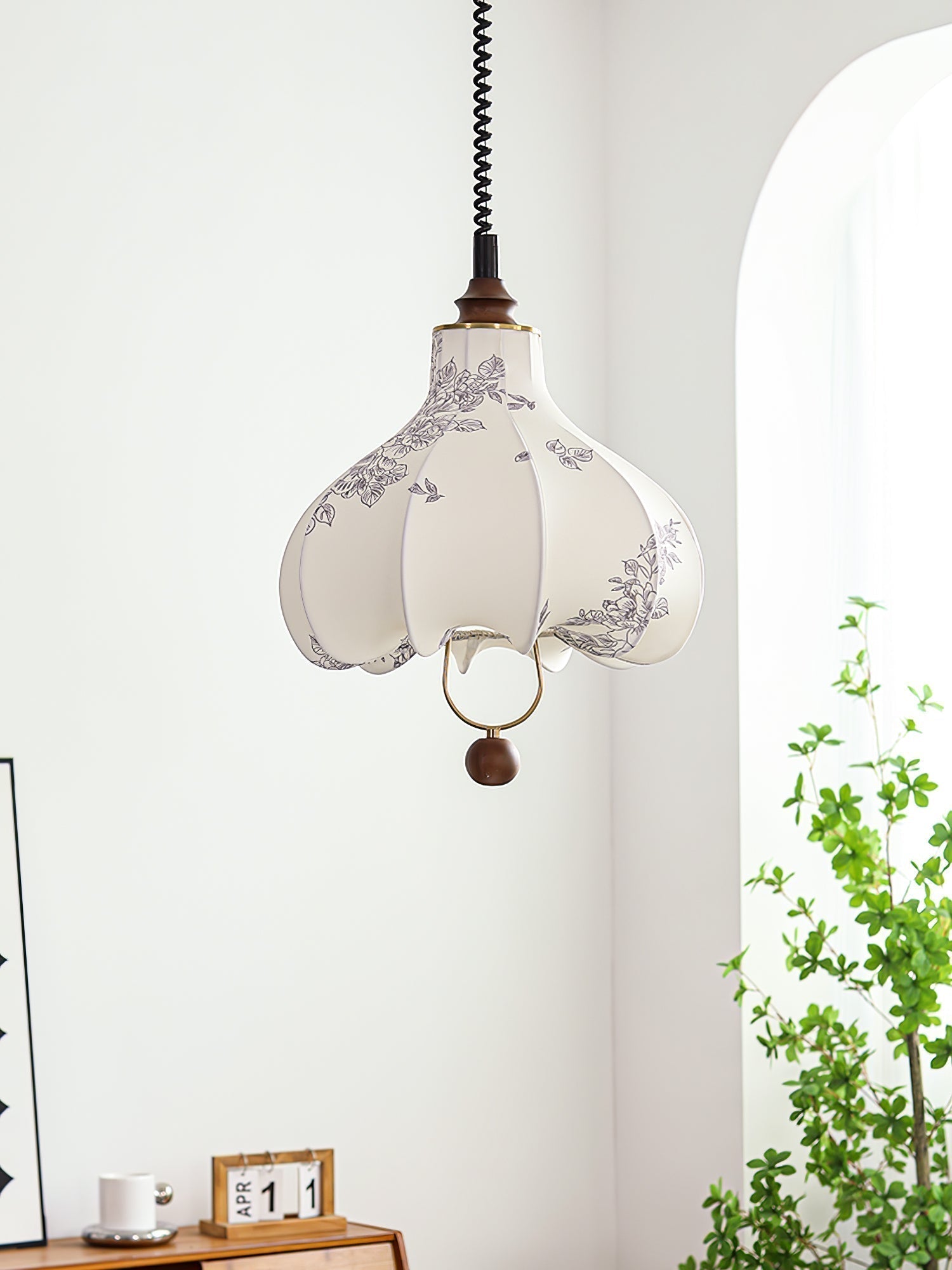 Pear Fabric Pendant Lamp - Letslighting