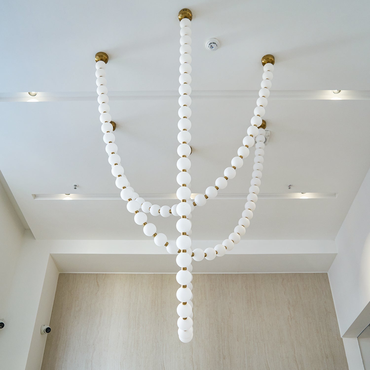 Pearl Glass Necklace Balls Chandelier - Letslighting