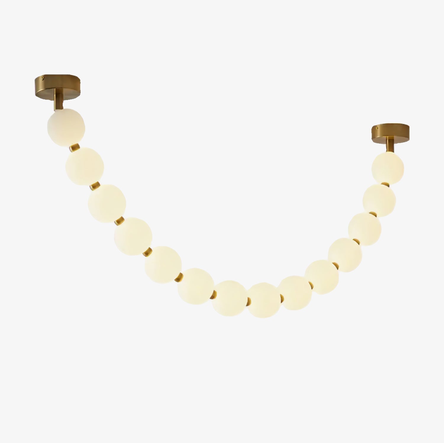 Pearl Glass Necklace Balls Chandelier - Letslighting
