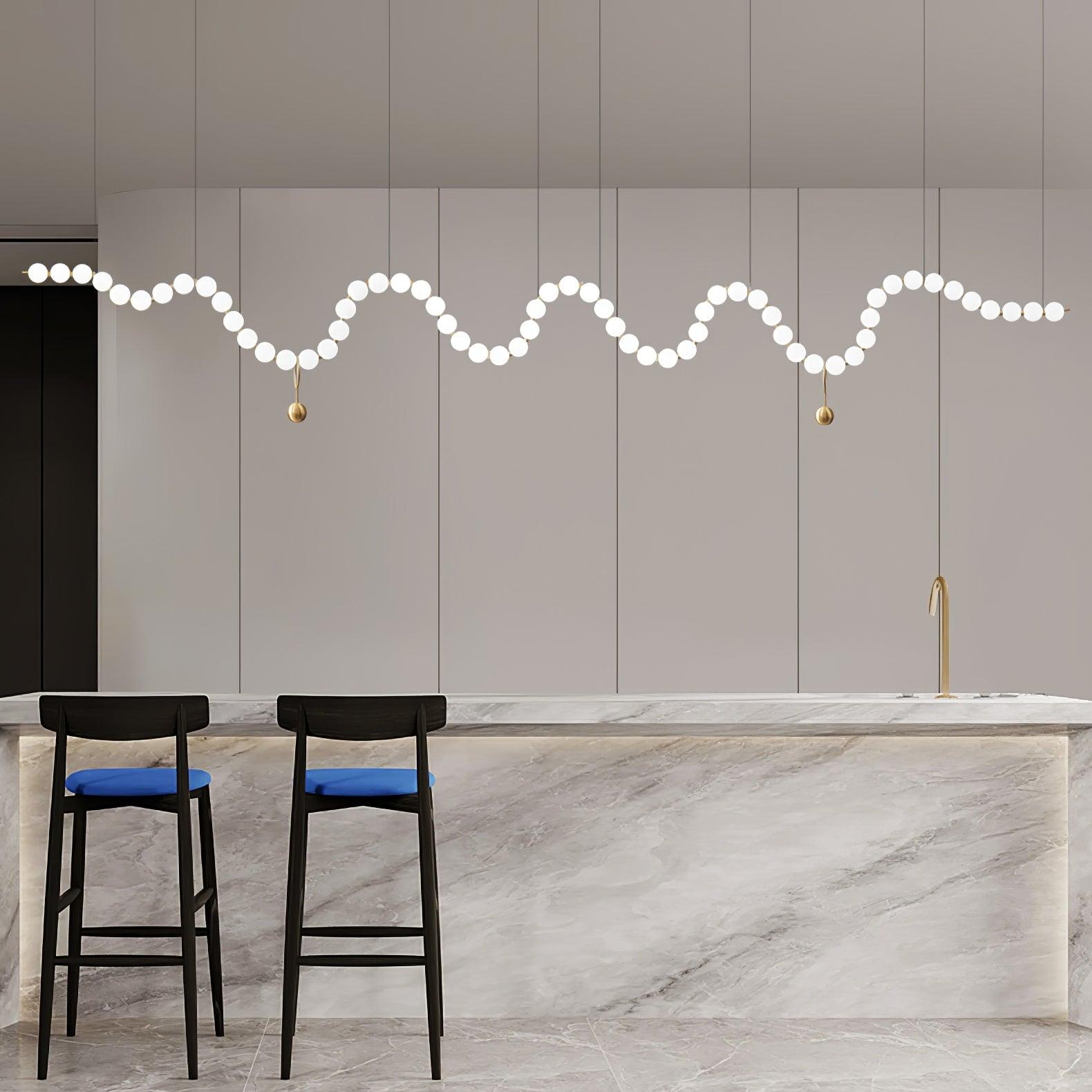 Pearl Modernl Glass Chandelier - Letslighting