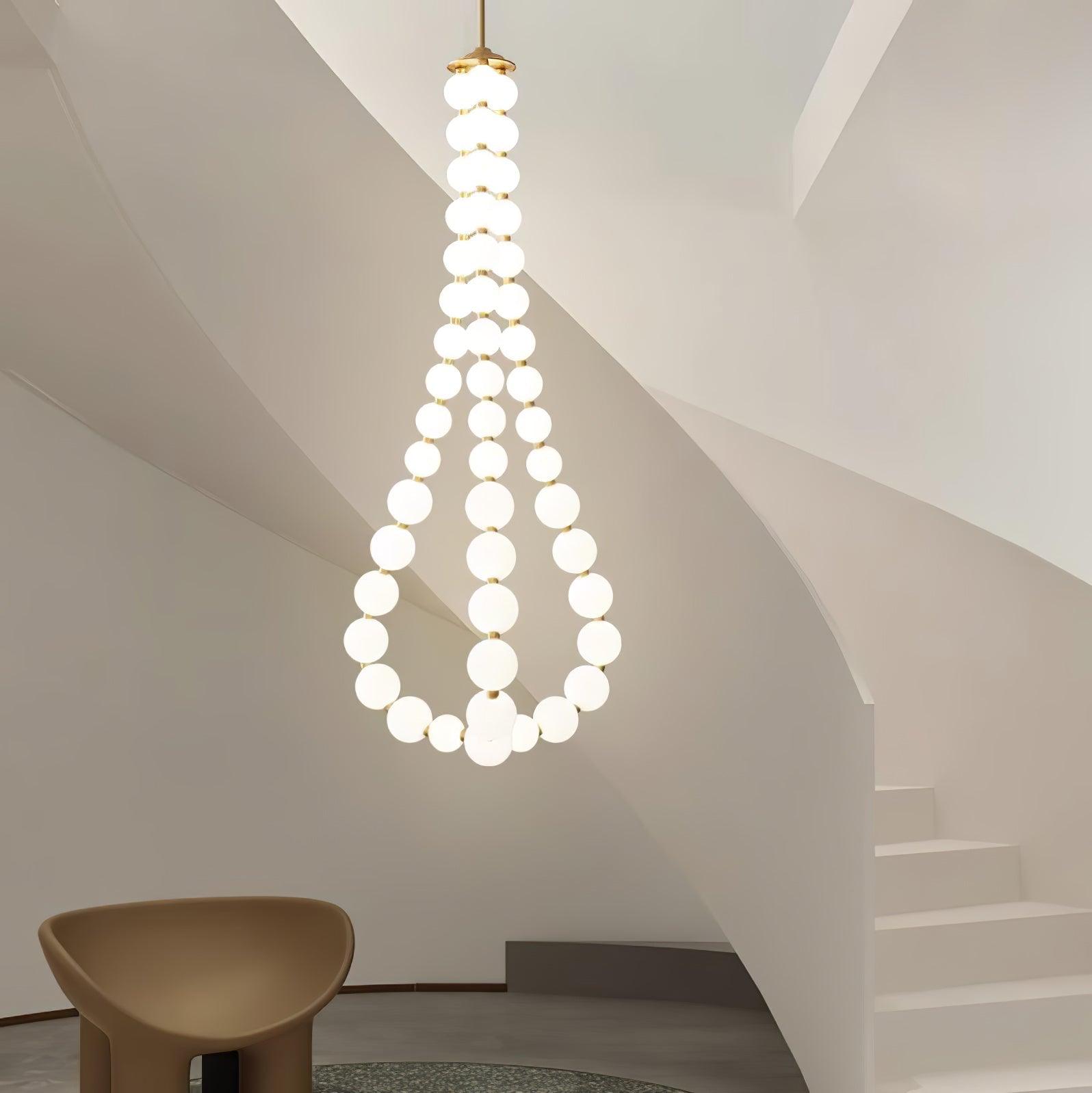 Pearl Modernl Glass Chandelier - Letslighting
