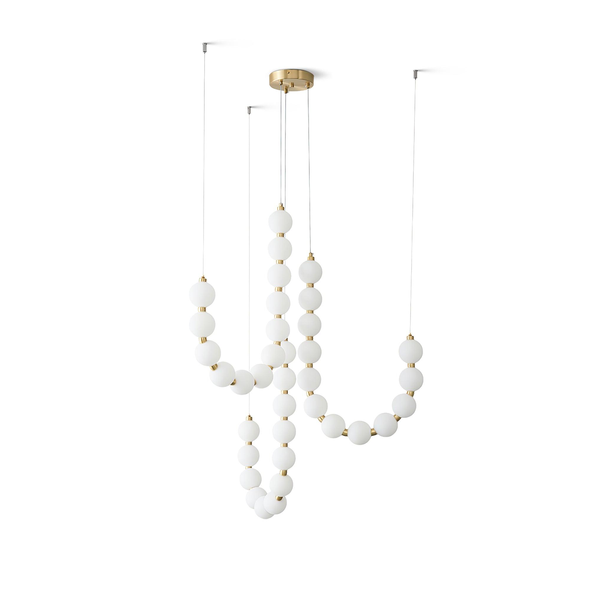 Pearl Modernl Glass Chandelier - Letslighting