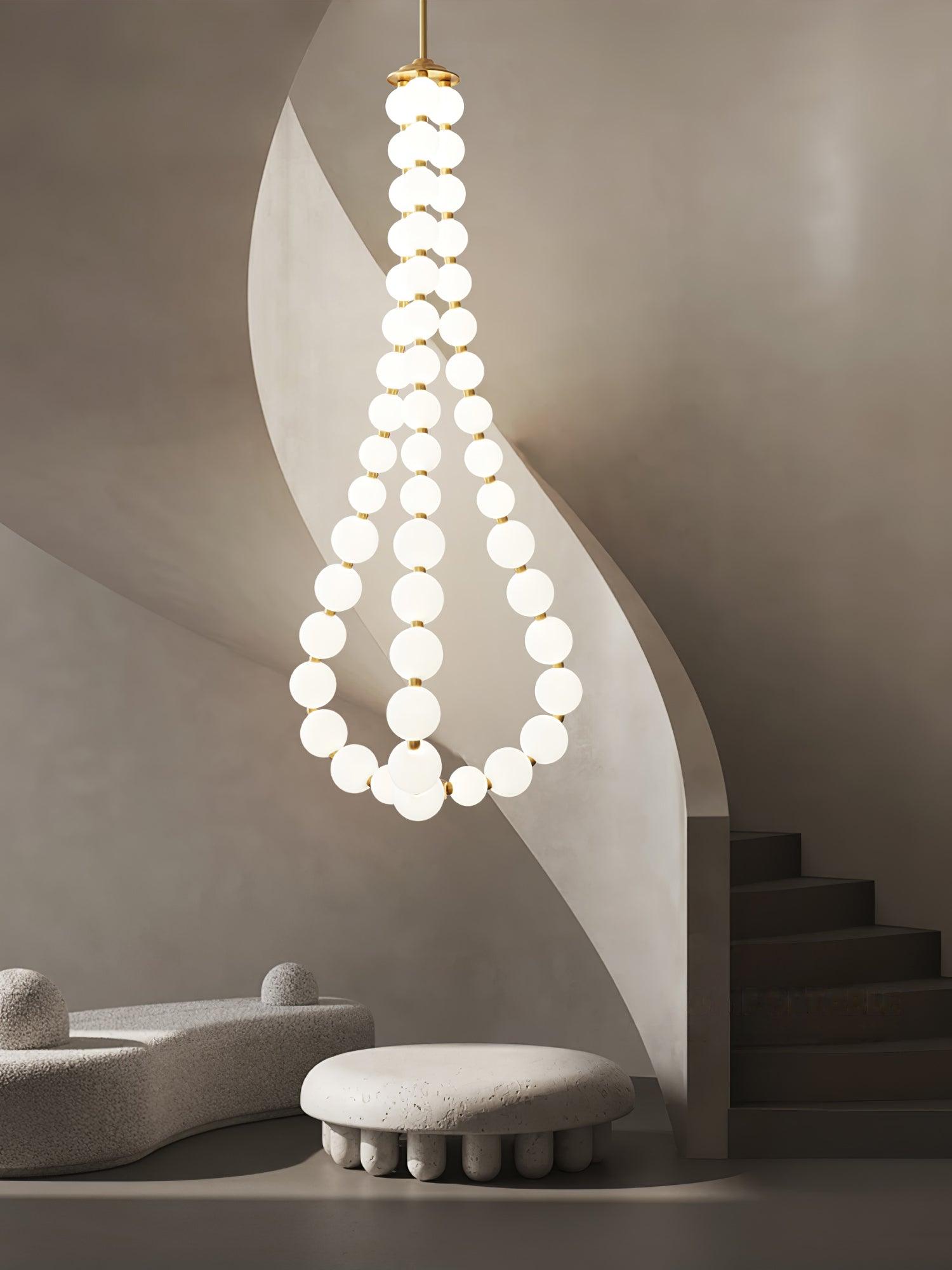 Pearl Modernl Glass Chandelier - Letslighting