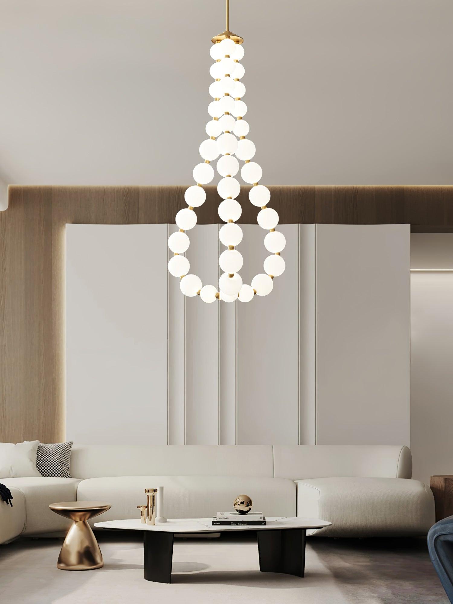 Pearl Modernl Glass Chandelier - Letslighting