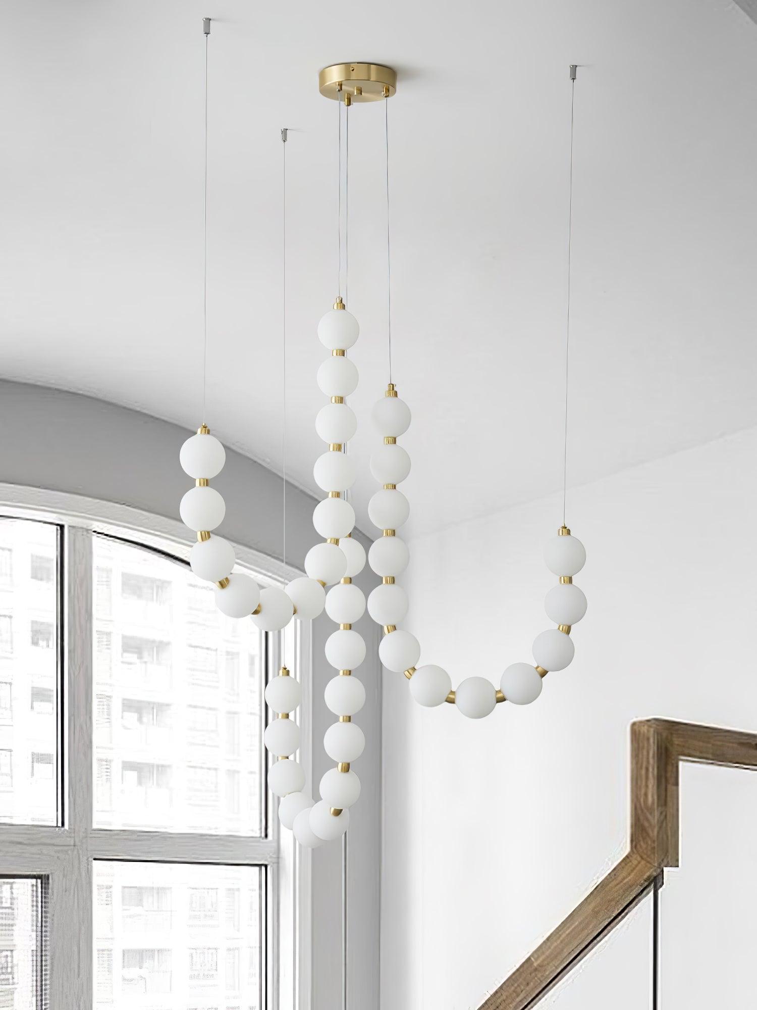 Pearl Modernl Glass Chandelier - Letslighting