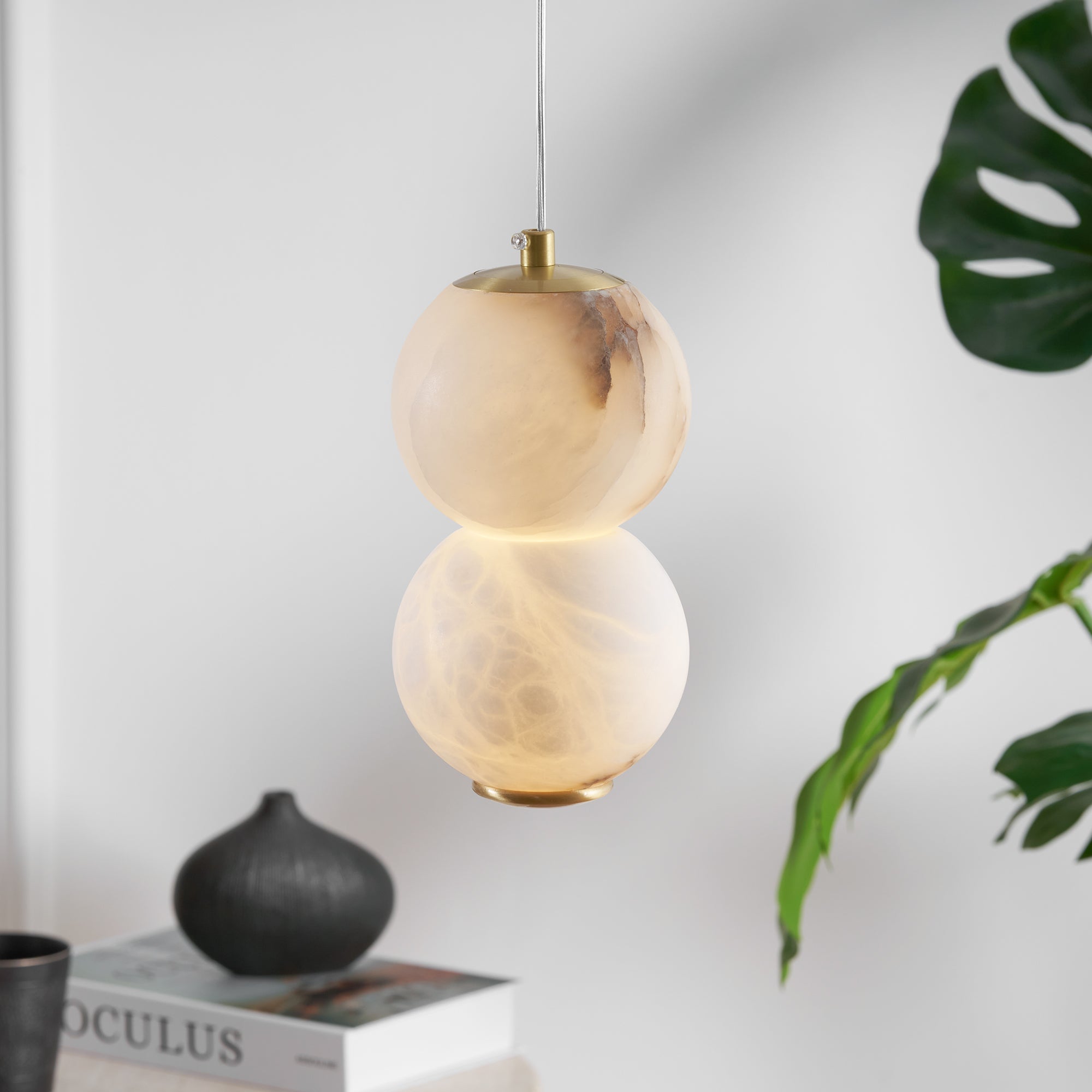 Ritta Alabaster  Pendant Light Head 2 /3/4