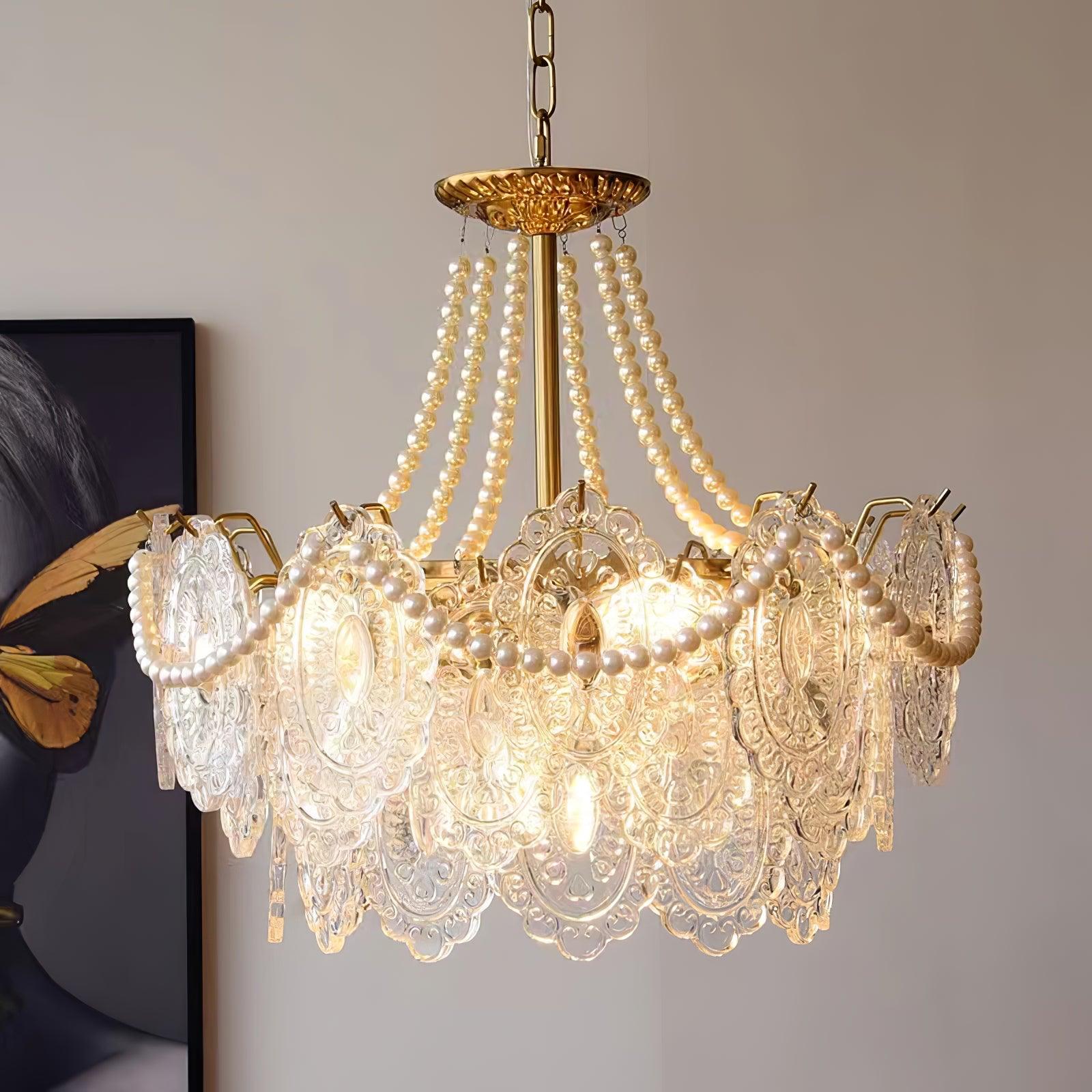 Pearls Glass Chandelier - Letslighting