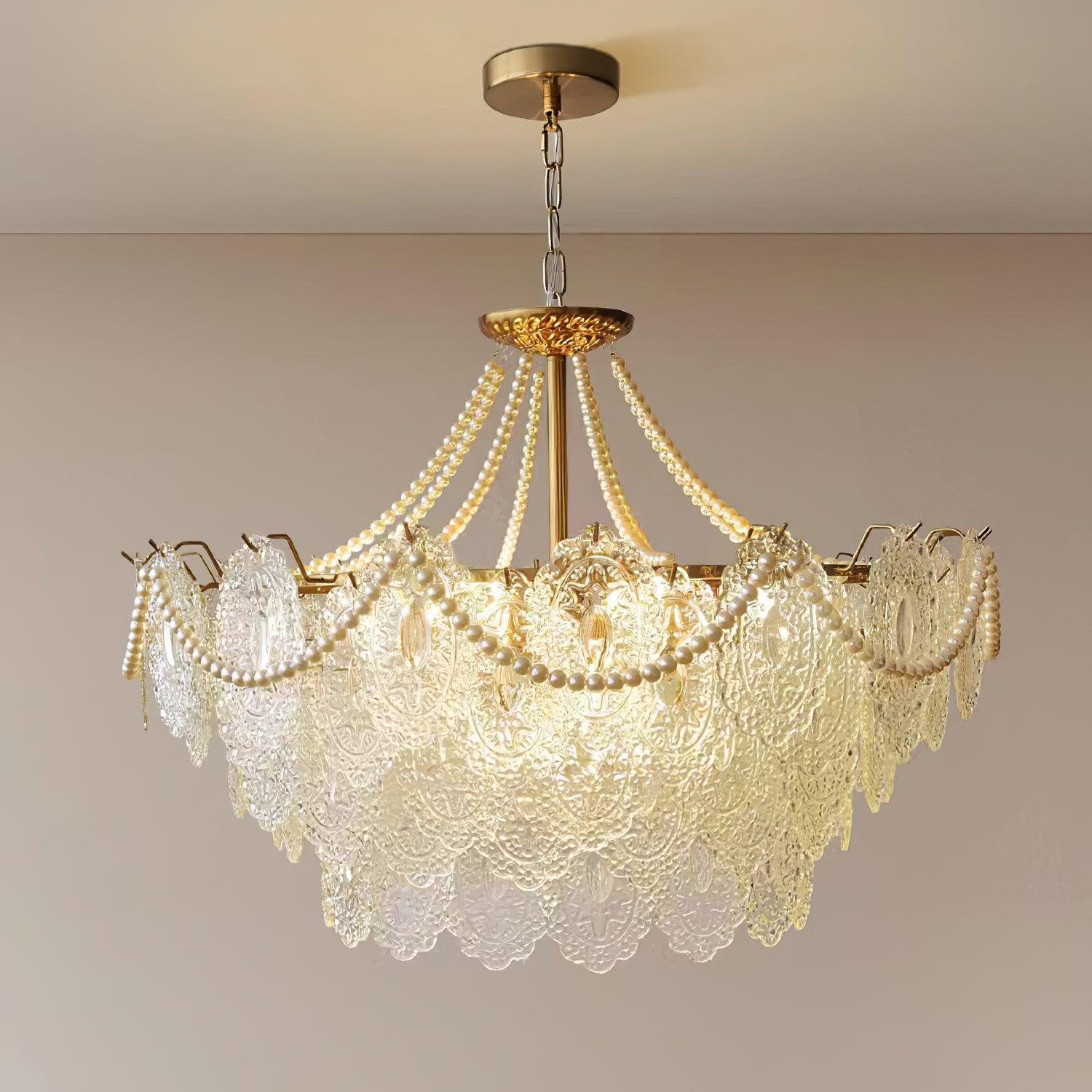 Pearls Glass Chandelier - Letslighting