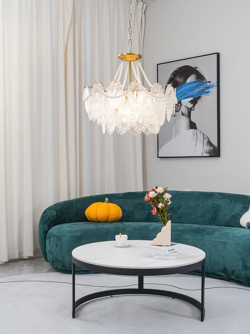 Pearls Glass Chandelier - Letslighting
