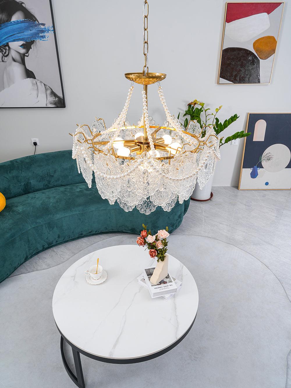 Pearls Glass Chandelier - Letslighting