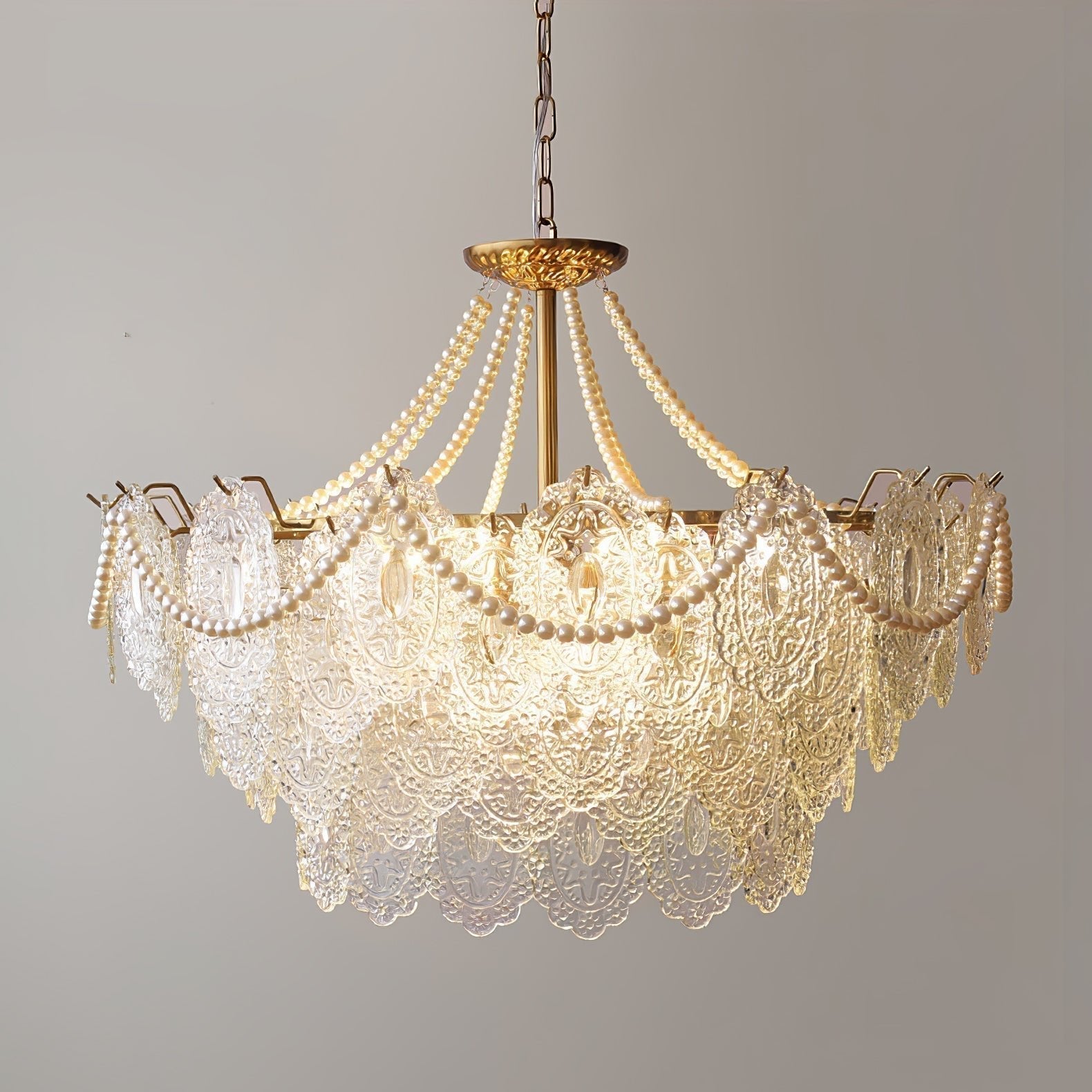 Pearls Glass Chandelier - Letslighting