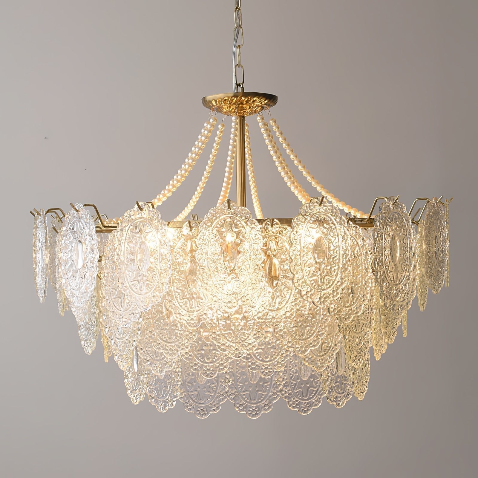 Pearls Glass Chandelier - Letslighting
