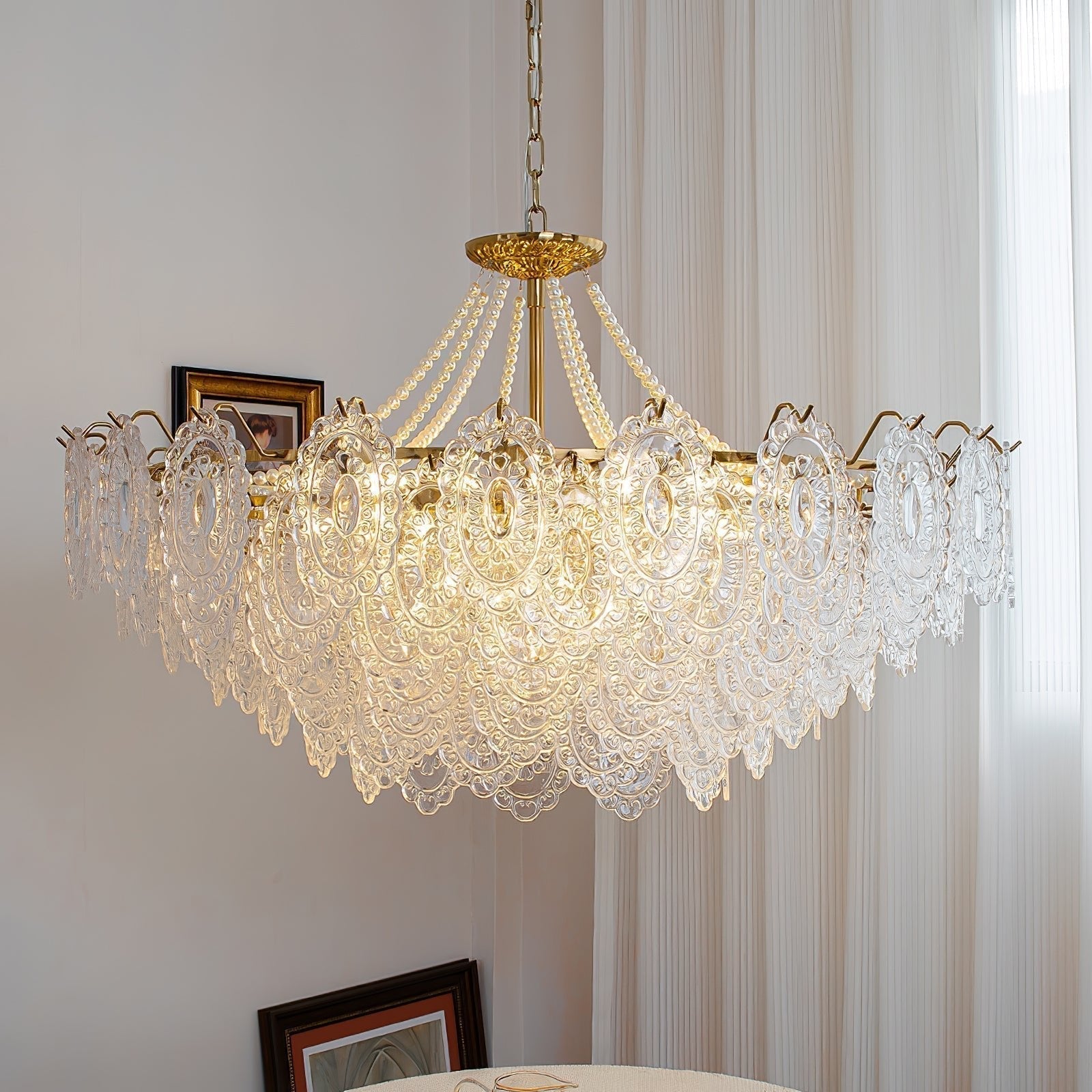 Pearls Glass Chandelier - Letslighting