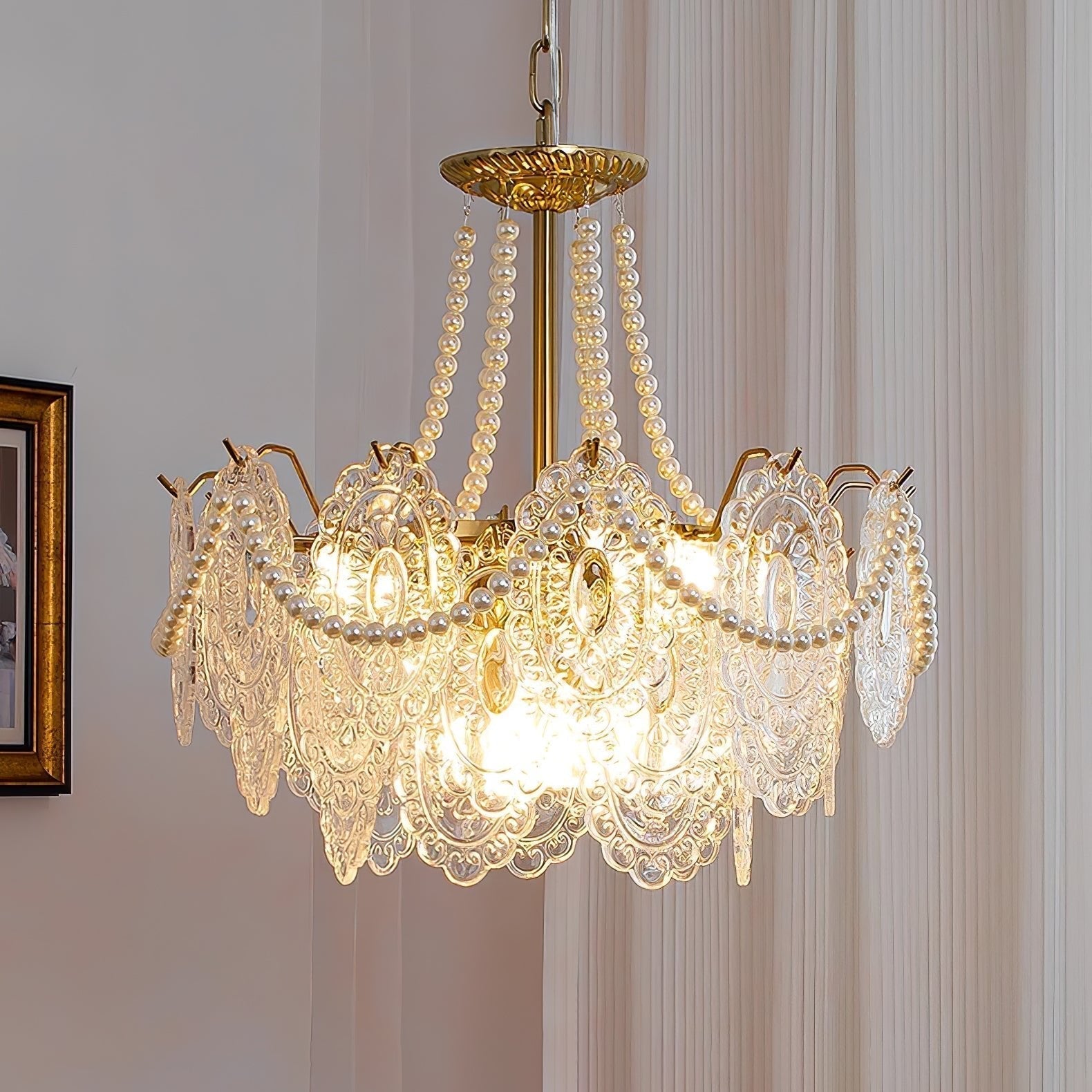 Pearls Glass Chandelier - Letslighting