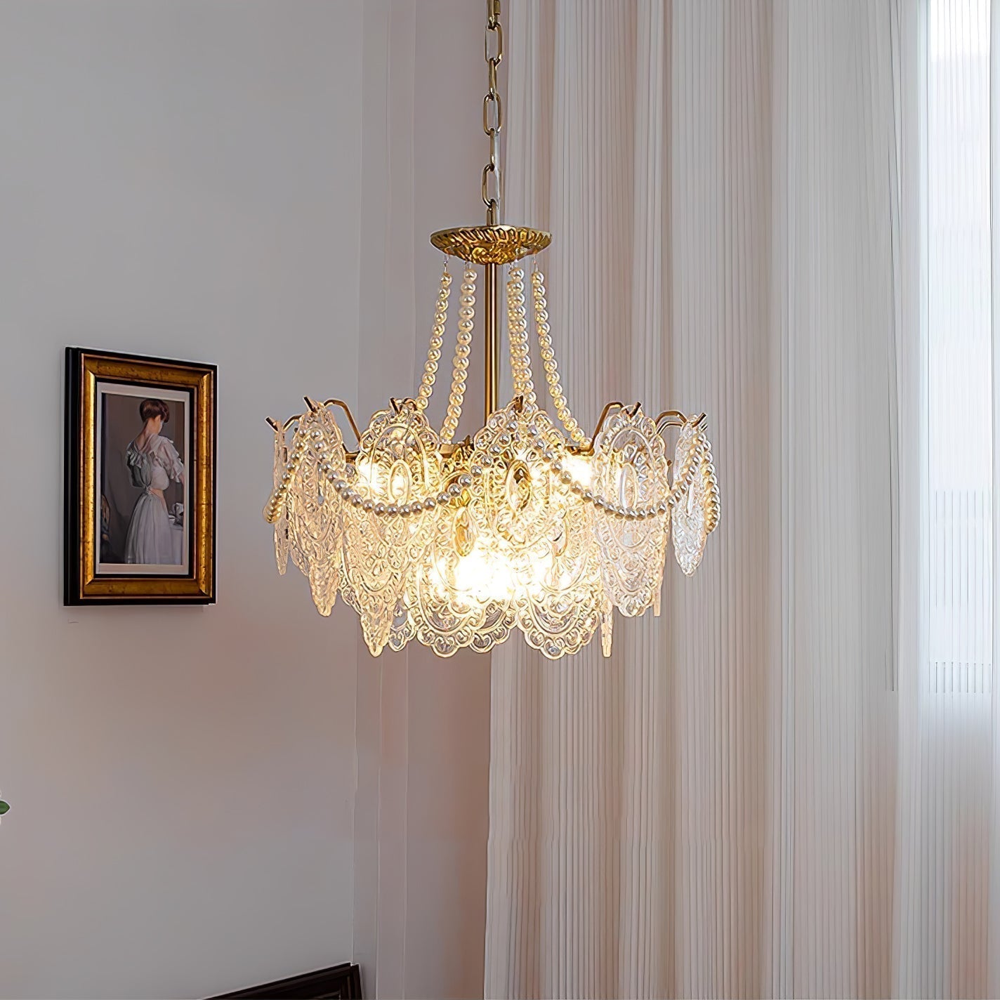 Pearls Glass Chandelier - Letslighting