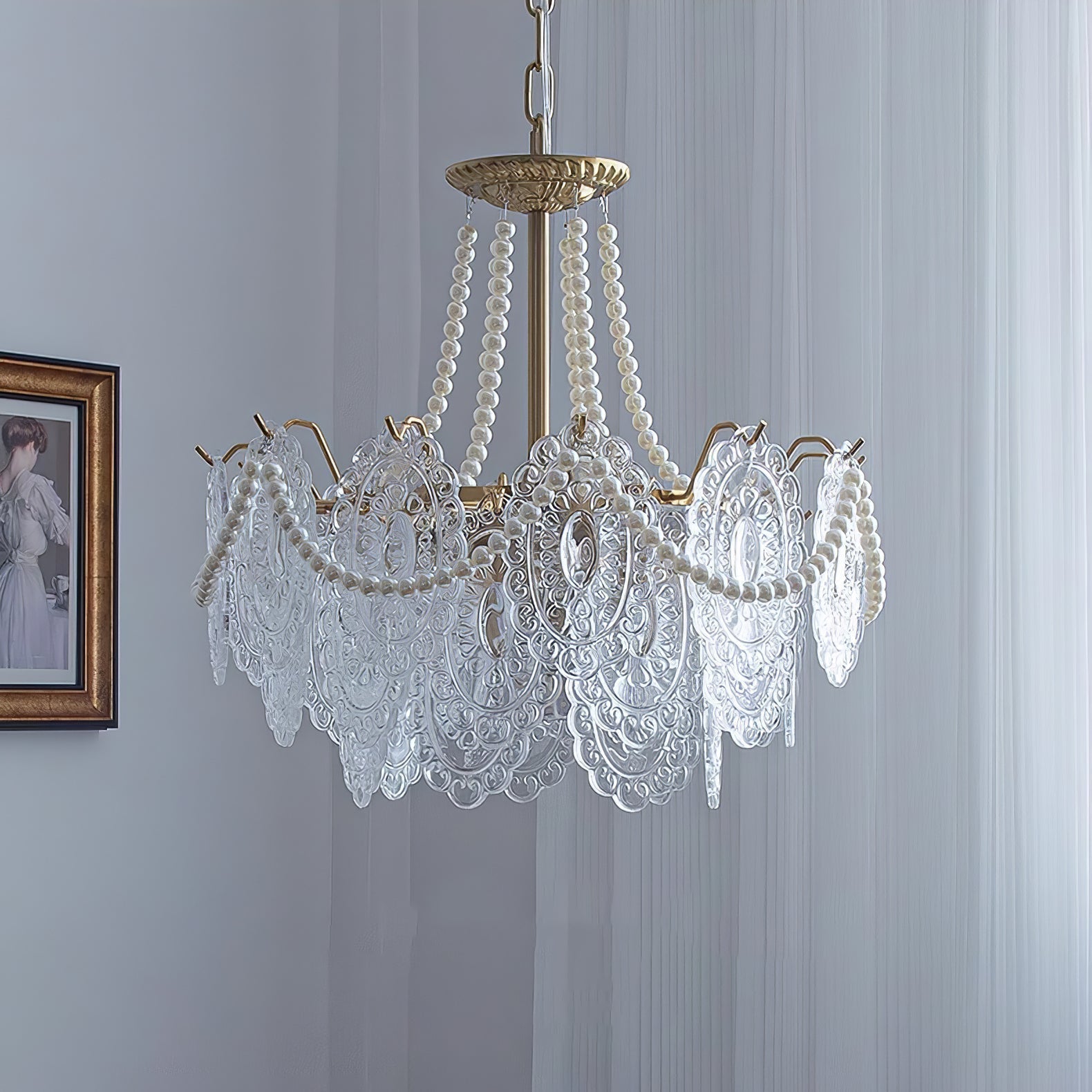 Pearls Glass Chandelier - Letslighting