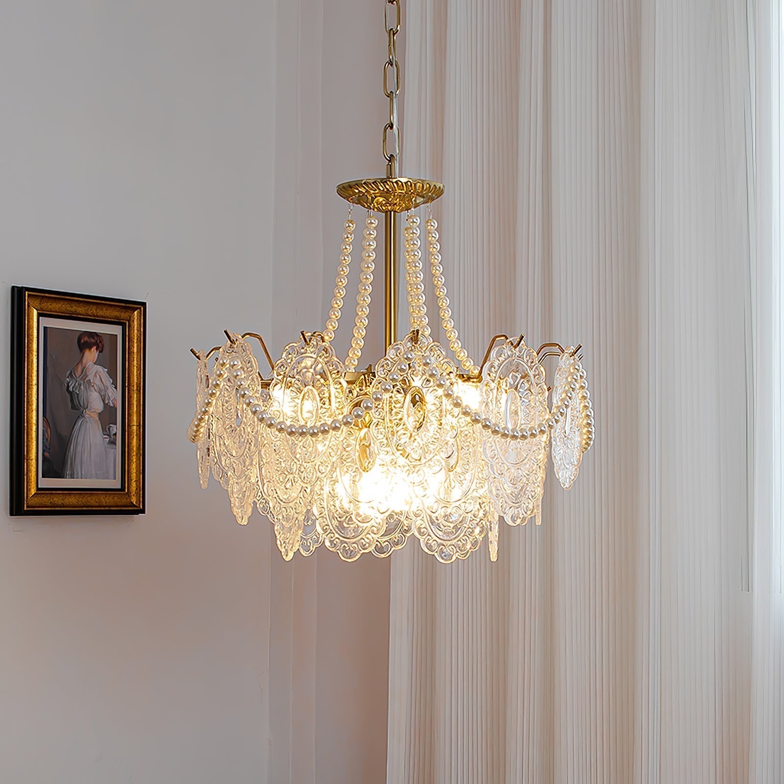 Pearls Glass Chandelier - Letslighting