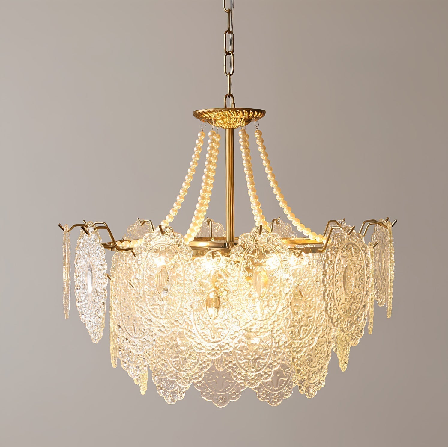 Pearls Glass Chandelier - Letslighting