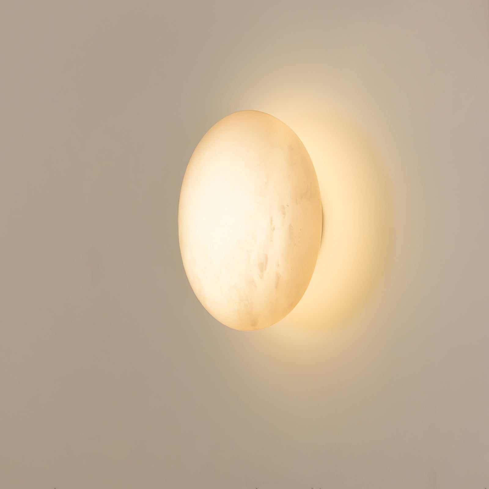Eurthais Minimalist Alabaster Wall Light - Letslighting