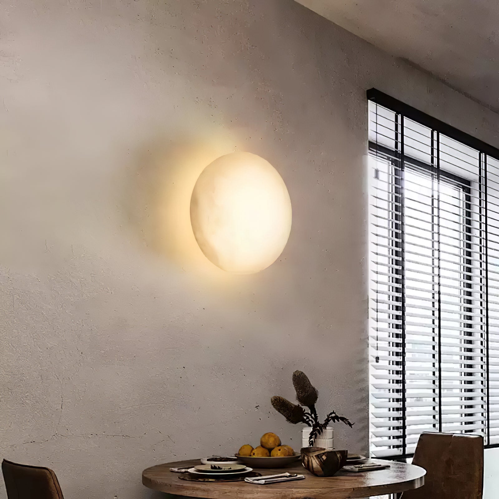 Eurthais Minimalist Alabaster Wall Light - Letslighting