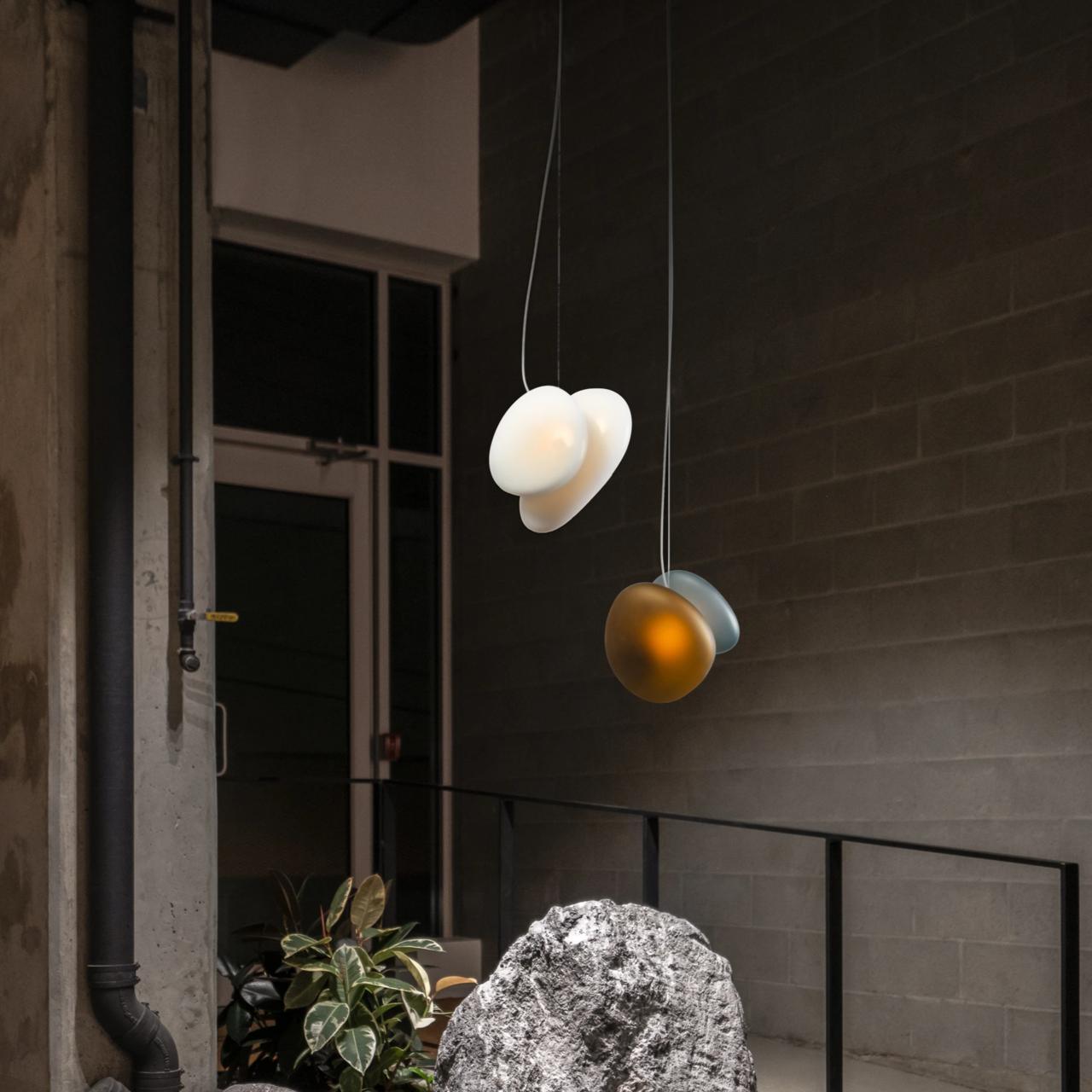 Translucent Frosted Glass Pendant Light - Letslighting