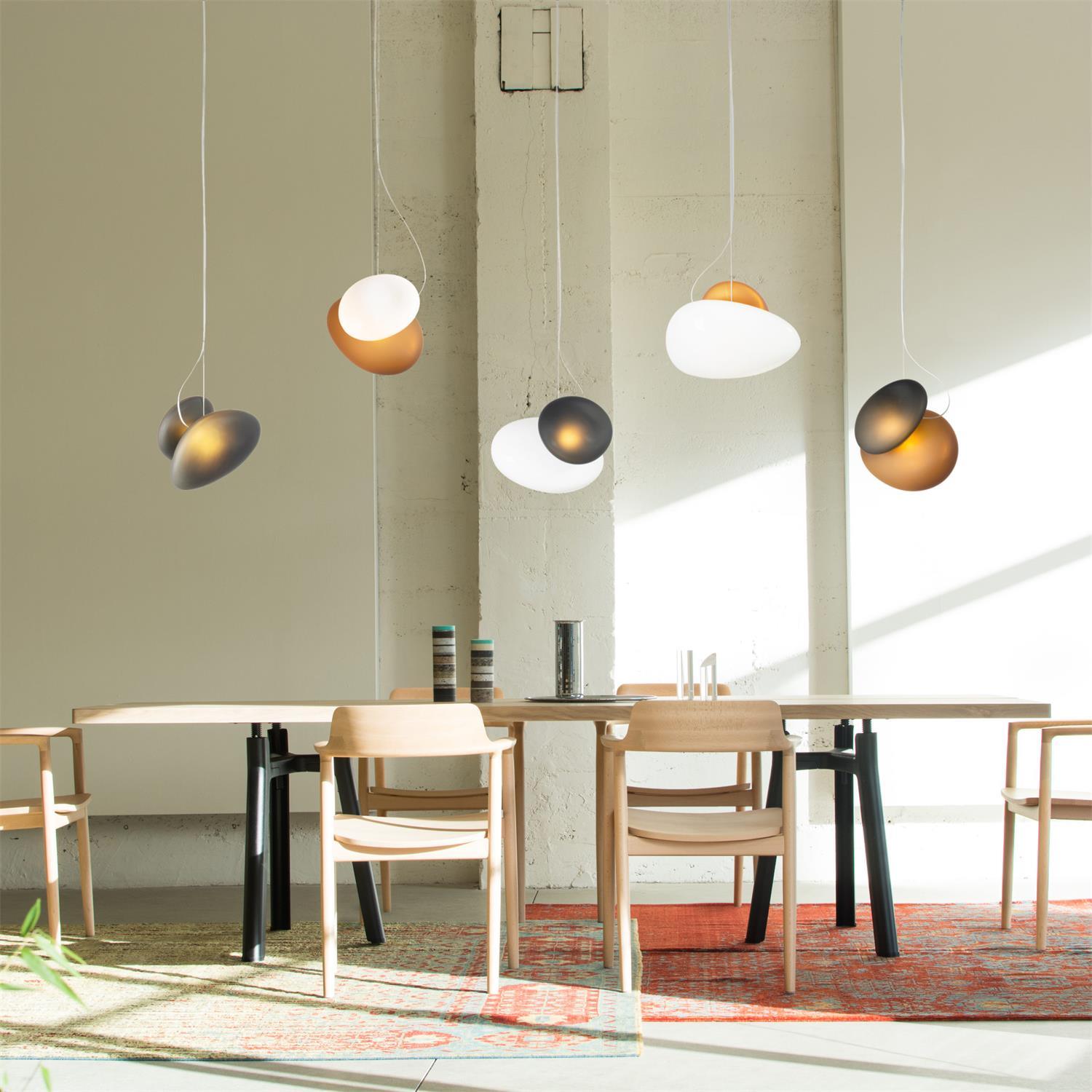 Translucent Frosted Glass Pendant Light - Letslighting