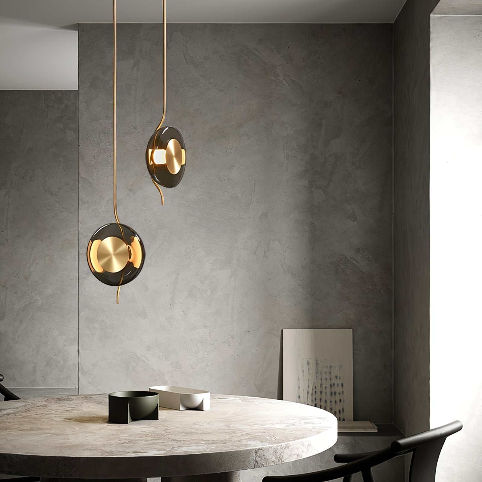 Umirus Modern Minimalist Glass Metal Pendant Lamp - Letslighting