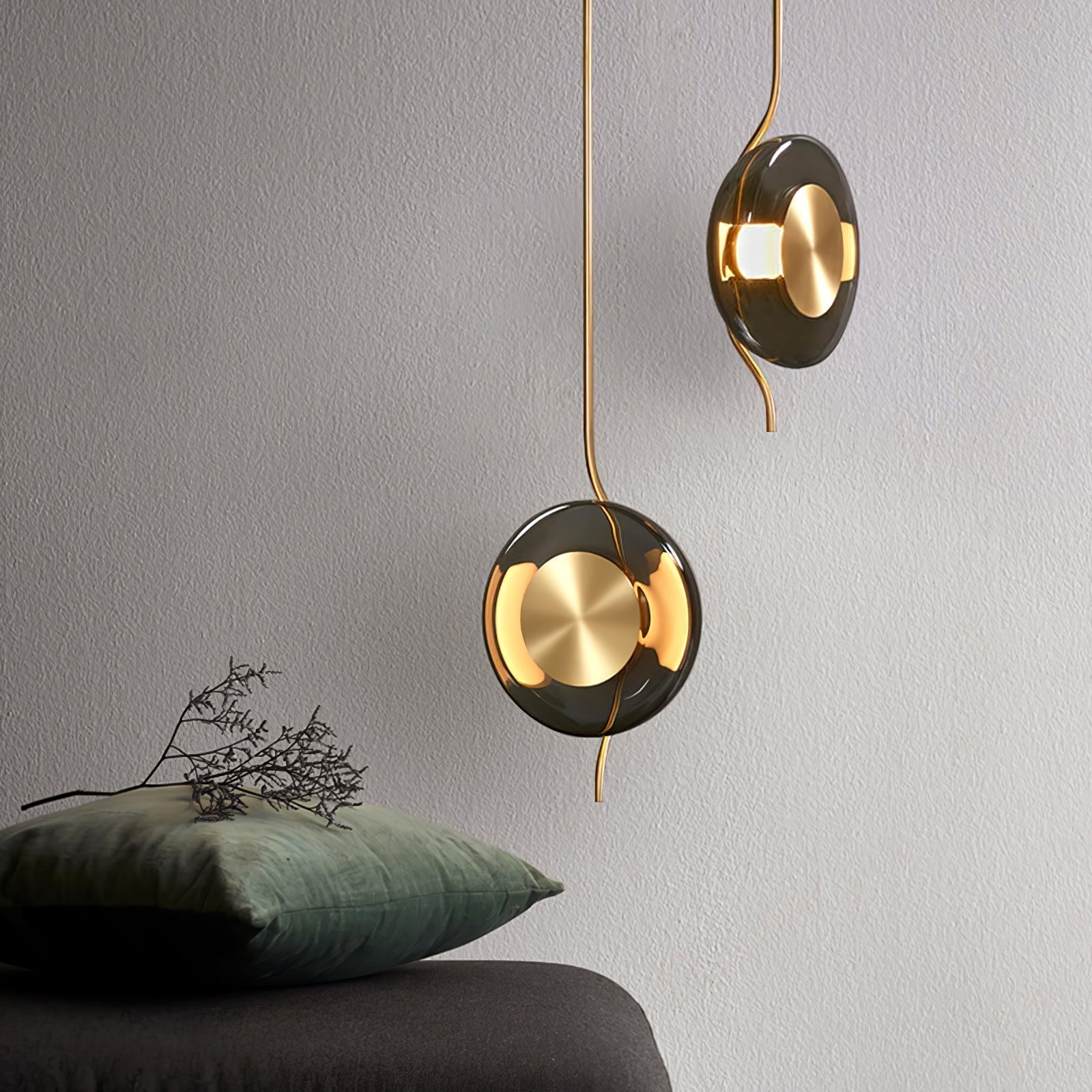 Umirus Modern Minimalist Glass Metal Pendant Lamp - Letslighting
