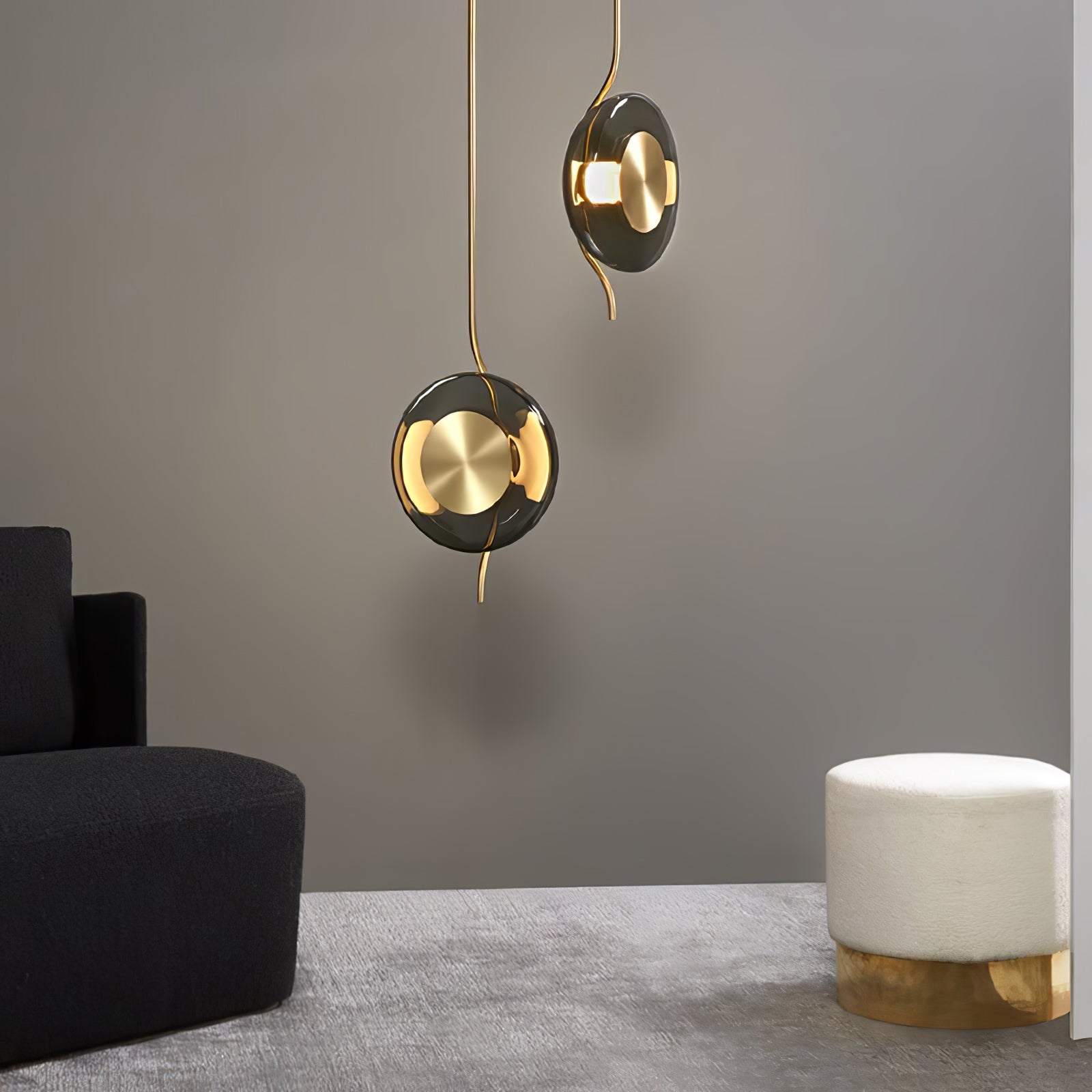 Umirus Modern Minimalist Glass Metal Pendant Lamp - Letslighting