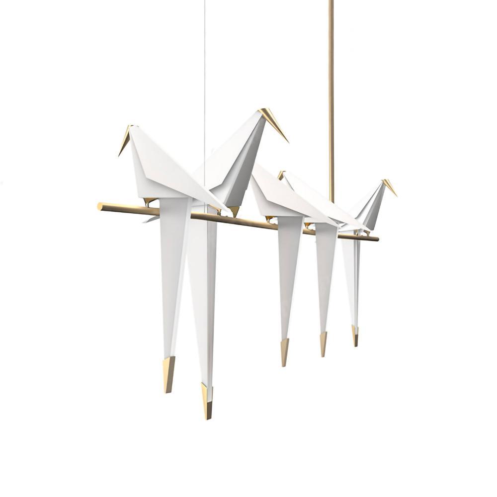 Paper Crane Bird LED Chandelier - Letslighting