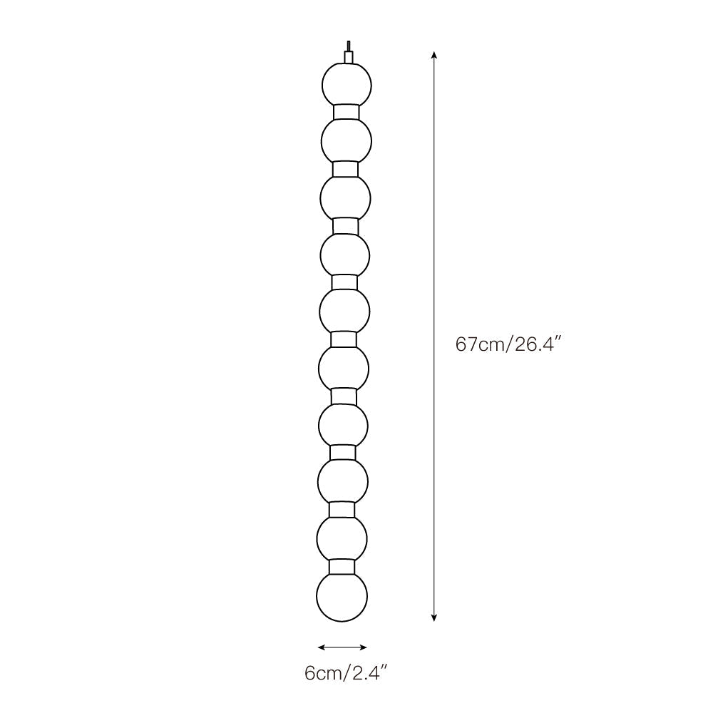 Ulshae Modern Minimalist Art Marble Pendant Lamp - Lamp Copper