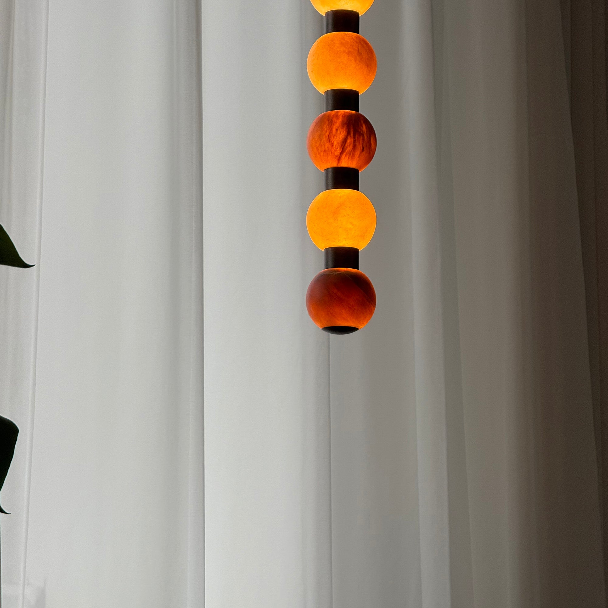 Ulshae Modern Minimalist Art Marble Pendant Lamp - Lamp Copper