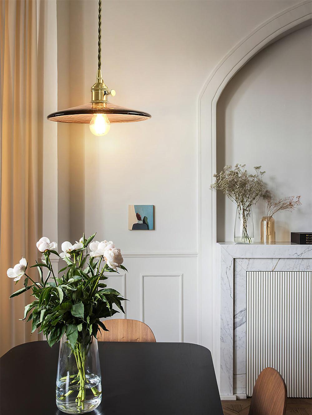 Sage Vintage Glass Pendant Light - Letslighting